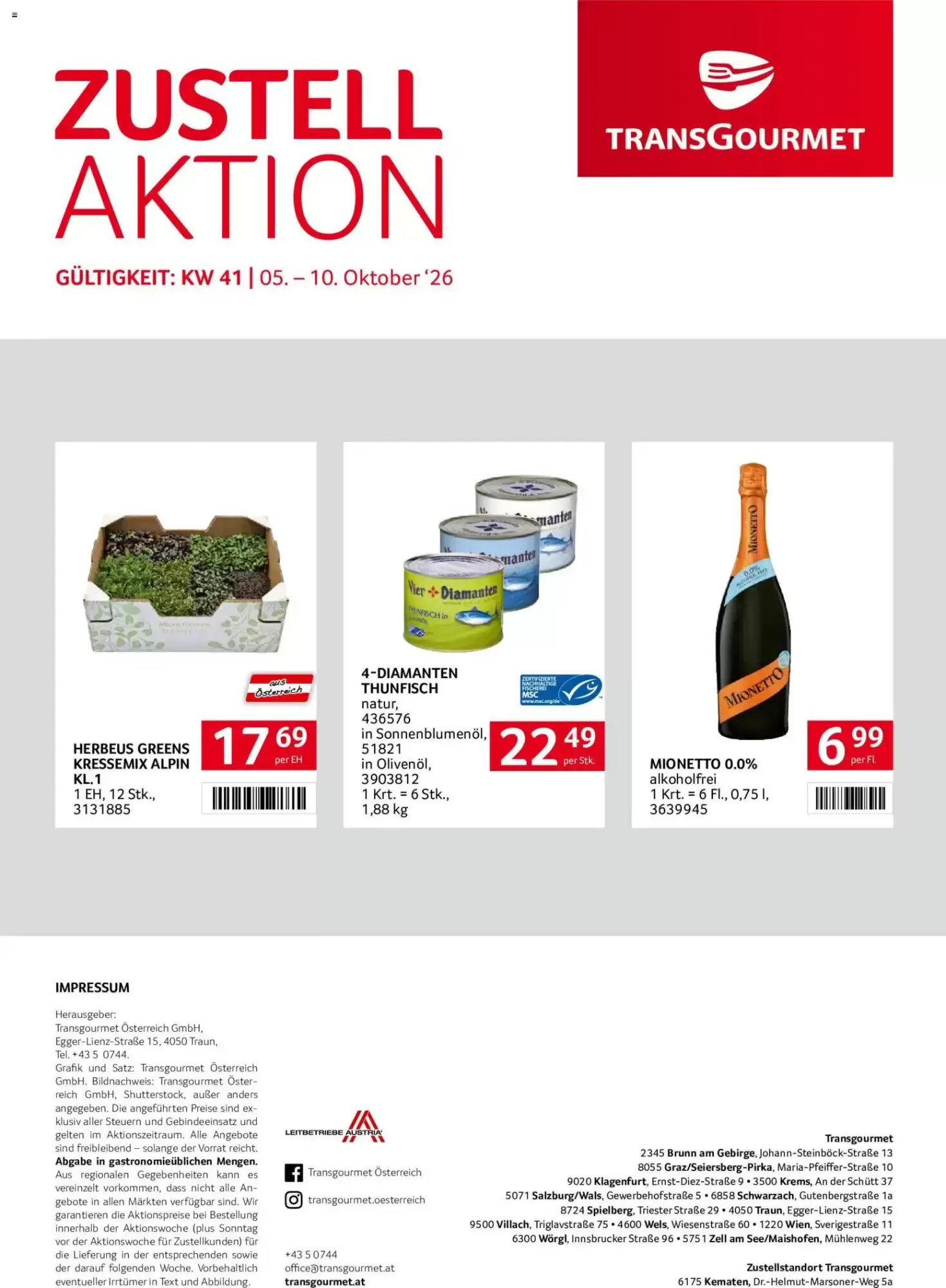 Transgourmet Flugblatt (ab 05.10.2026) - Angebote und Prospekt - Seite 24