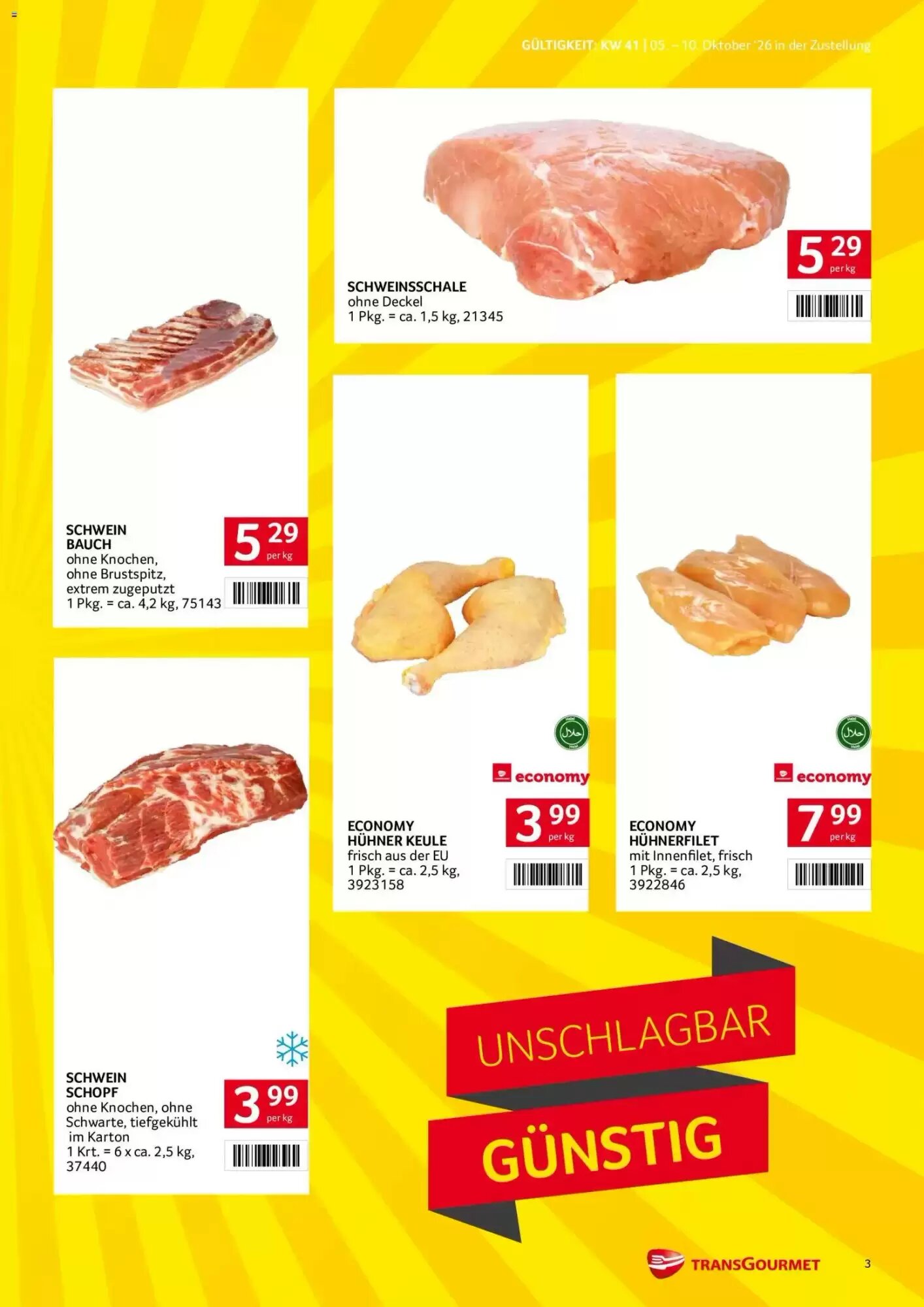 Transgourmet Flugblatt (ab 05.10.2026) - Angebote und Prospekt - Seite 3