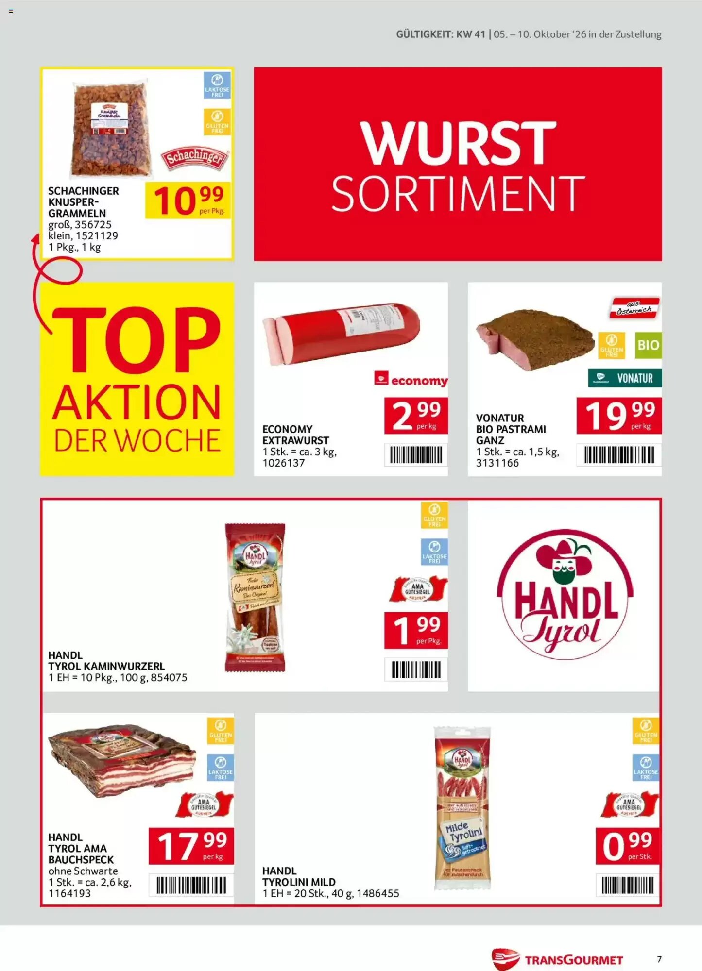 Transgourmet Flugblatt (ab 05.10.2026) - Angebote und Prospekt - Seite 7