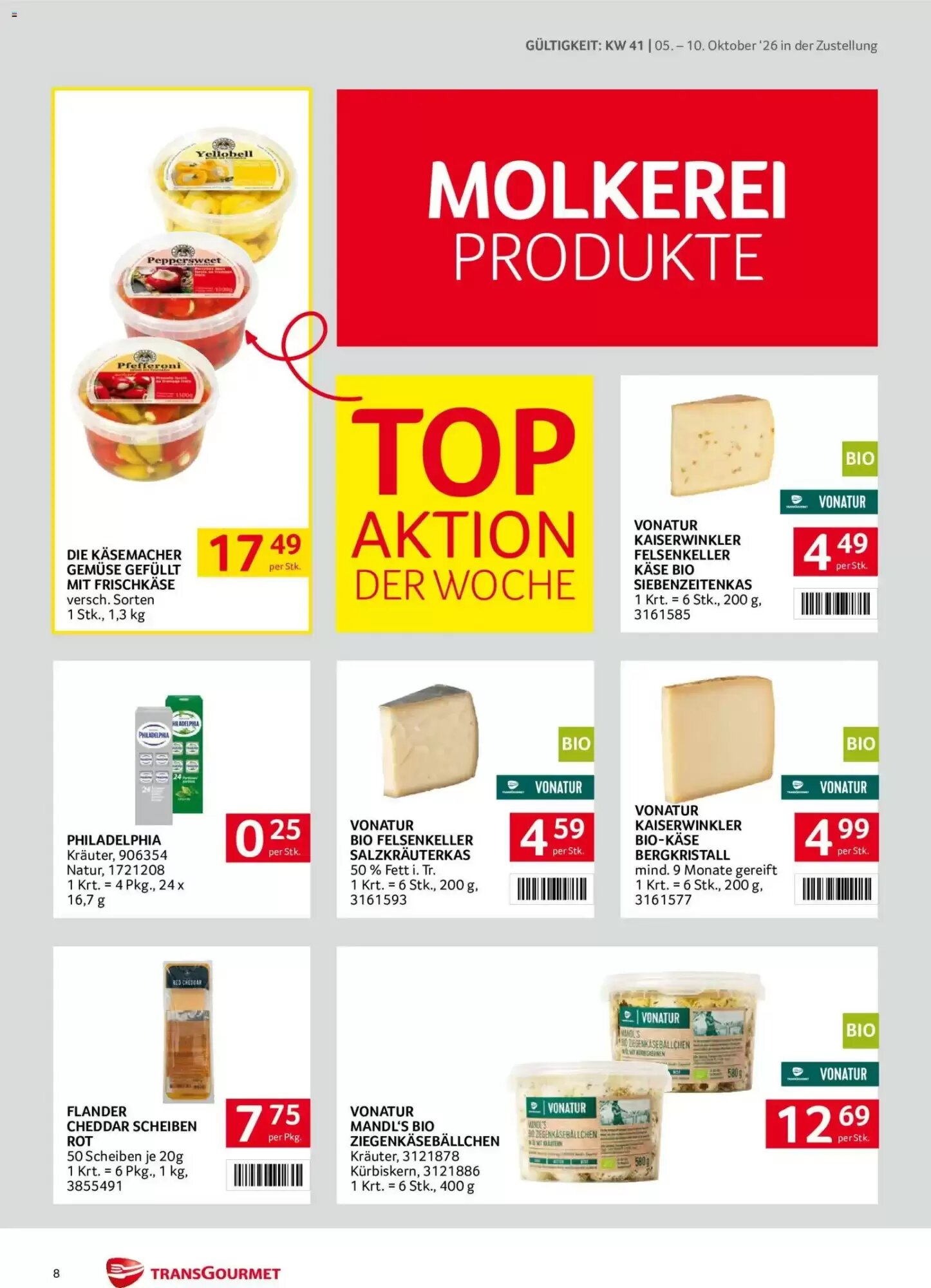 Transgourmet Flugblatt (ab 05.10.2026) - Angebote und Prospekt - Seite 8