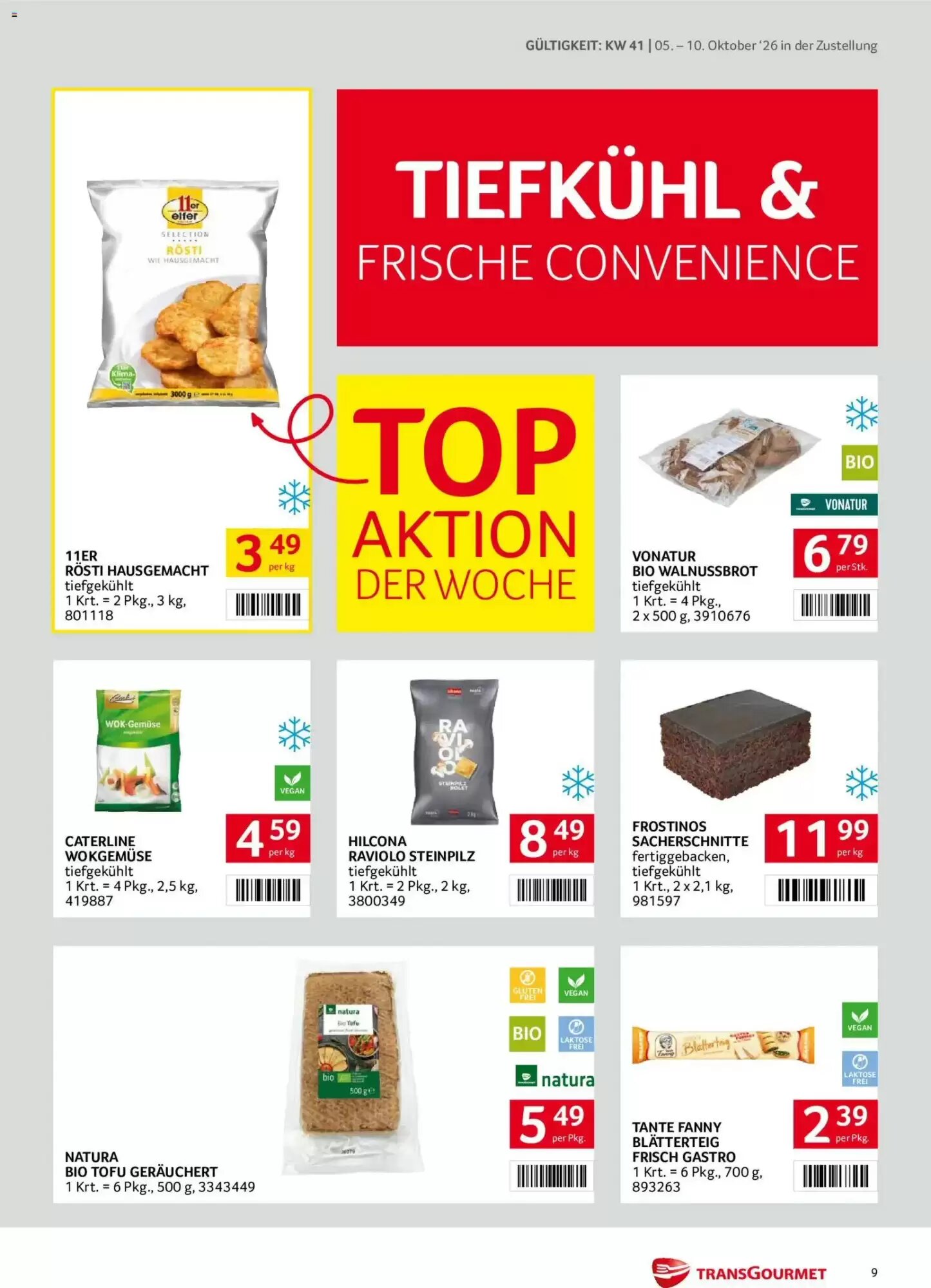 Transgourmet Flugblatt (ab 05.10.2026) - Angebote und Prospekt - Seite 9