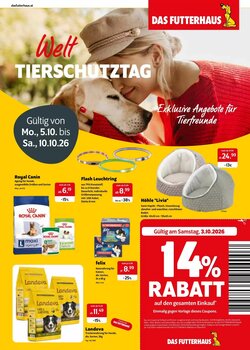 Das Futterhaus Flugblatt (ab 05.10.2026) - Angebote und Prospekt