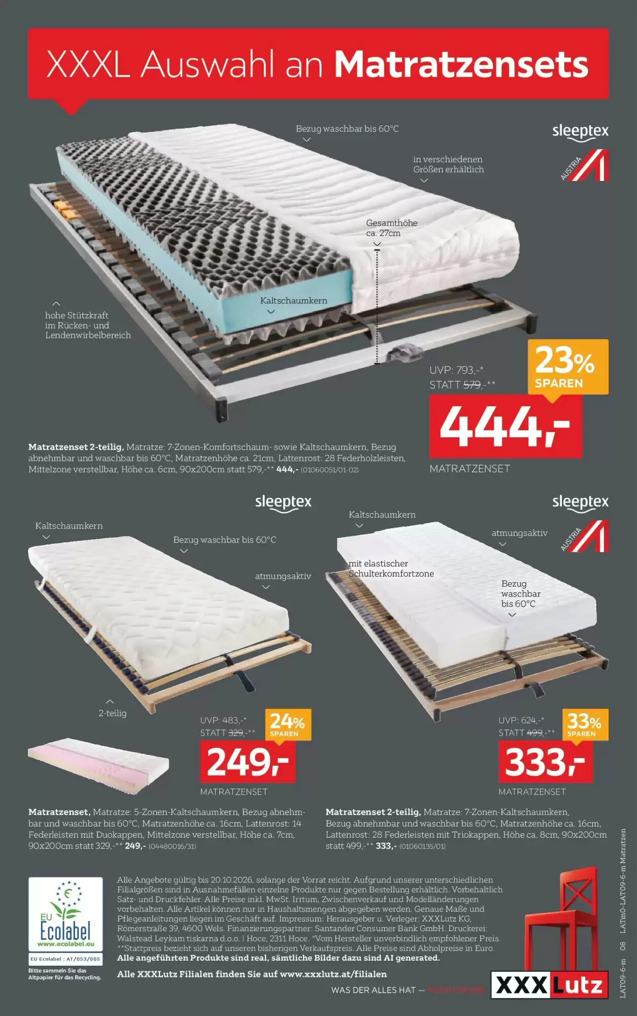 XXXLutz Flugblatt (ab 05.10.2026) - Angebote und Prospekt - Seite 8