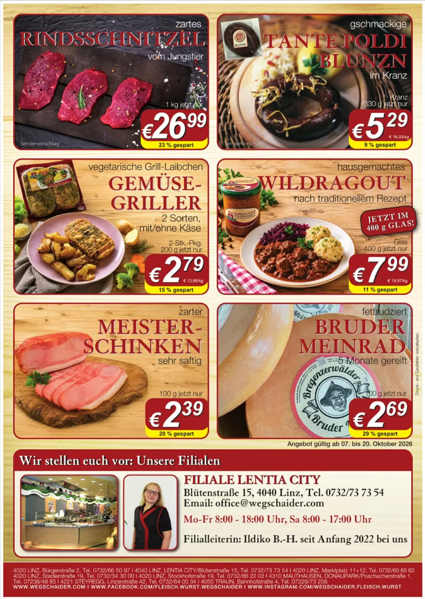 Wegschaider Flugblatt (ab 07.10.2026) - Angebote und Prospekt - Seite 2