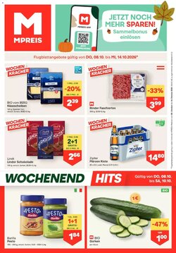 MPreis Flugblatt (ab 08.10.2026) - Angebote und Prospekt