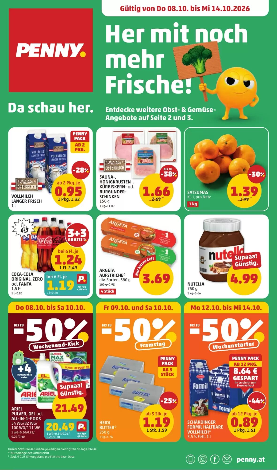 PENNY Flugblatt (ab 08.10.2026) - Angebote und Prospekt - Seite 1