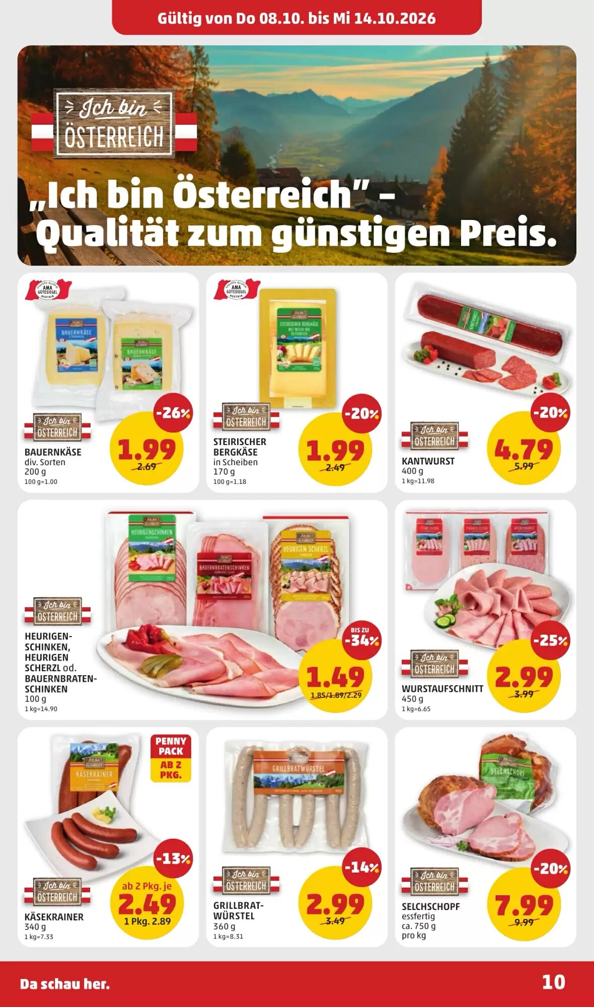 PENNY Flugblatt (ab 08.10.2026) - Angebote und Prospekt - Seite 10