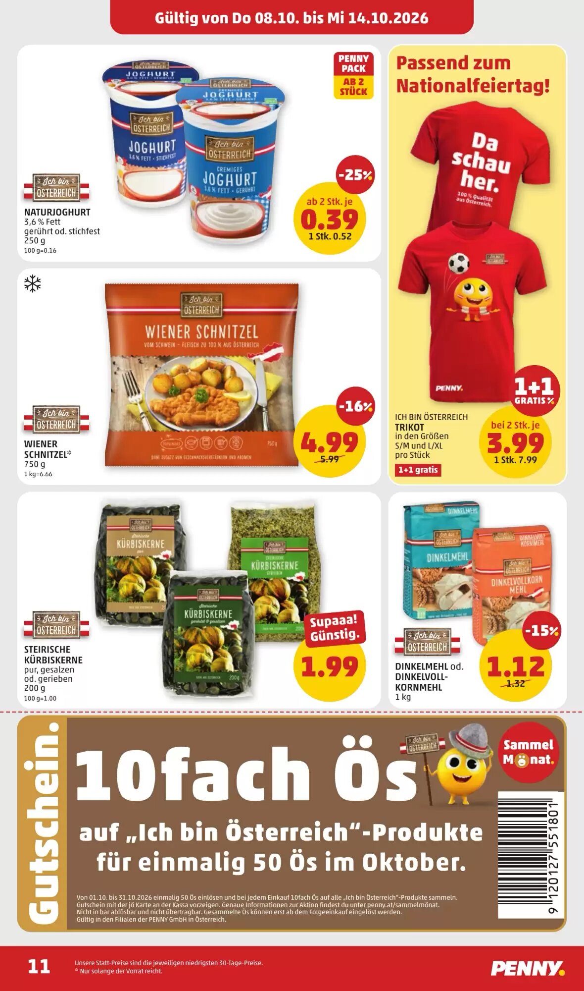 PENNY Flugblatt (ab 08.10.2026) - Angebote und Prospekt - Seite 11