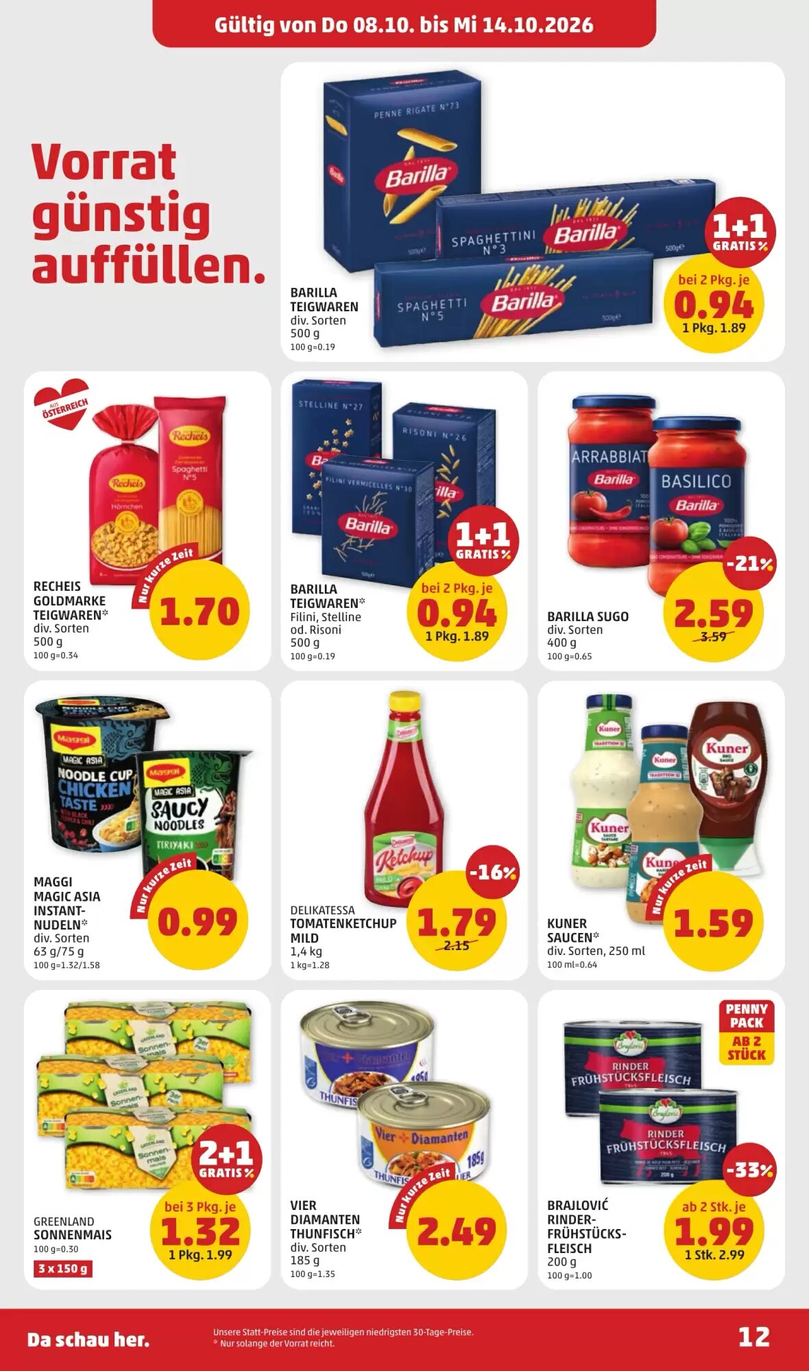 PENNY Flugblatt (ab 08.10.2026) - Angebote und Prospekt - Seite 12