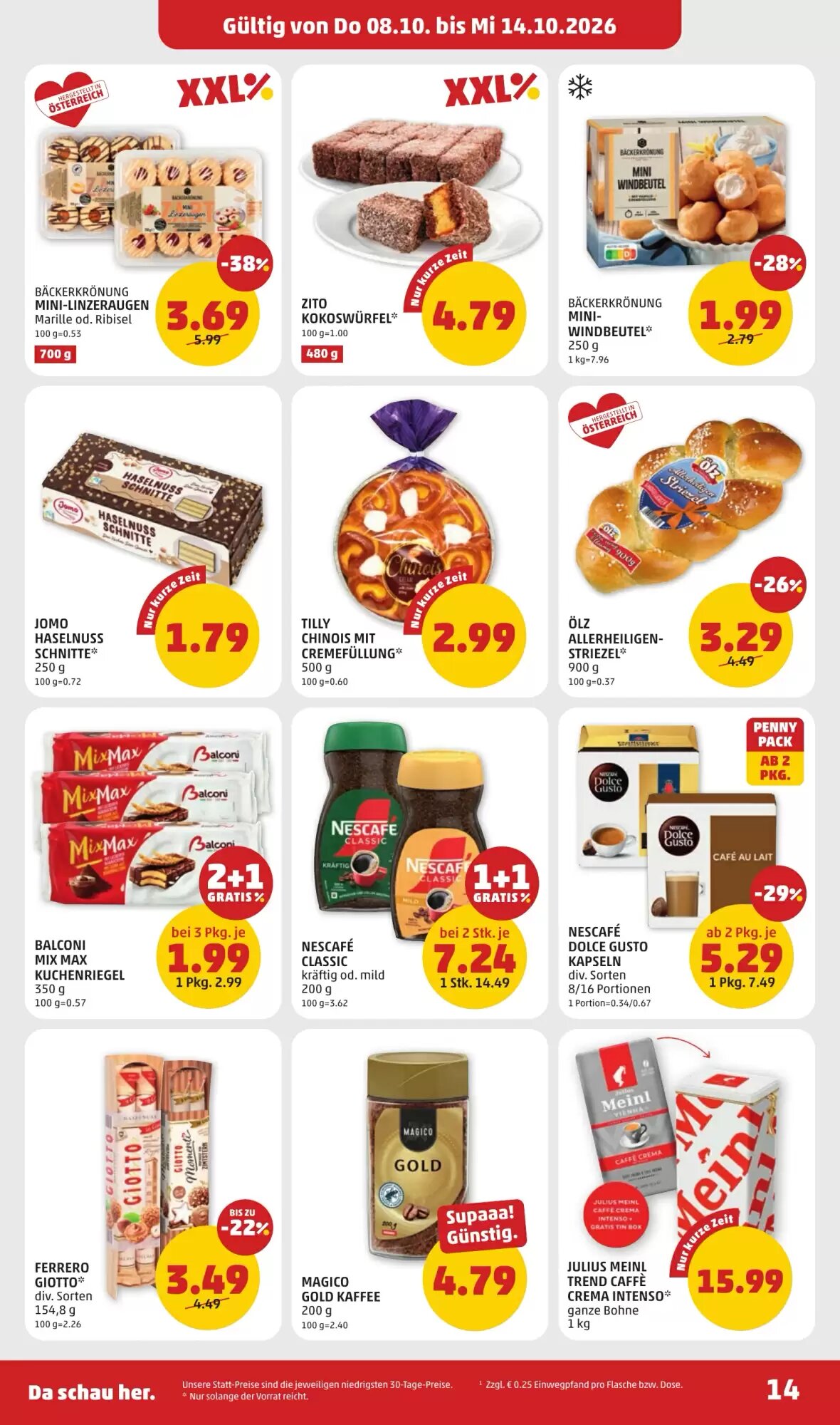 PENNY Flugblatt (ab 08.10.2026) - Angebote und Prospekt - Seite 14