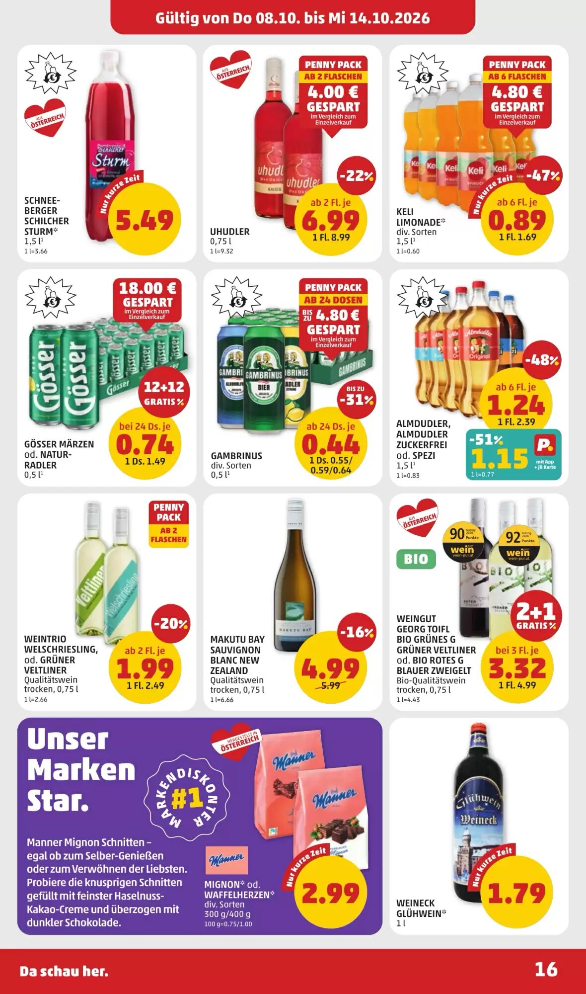 PENNY Flugblatt (ab 08.10.2026) - Angebote und Prospekt - Seite 16
