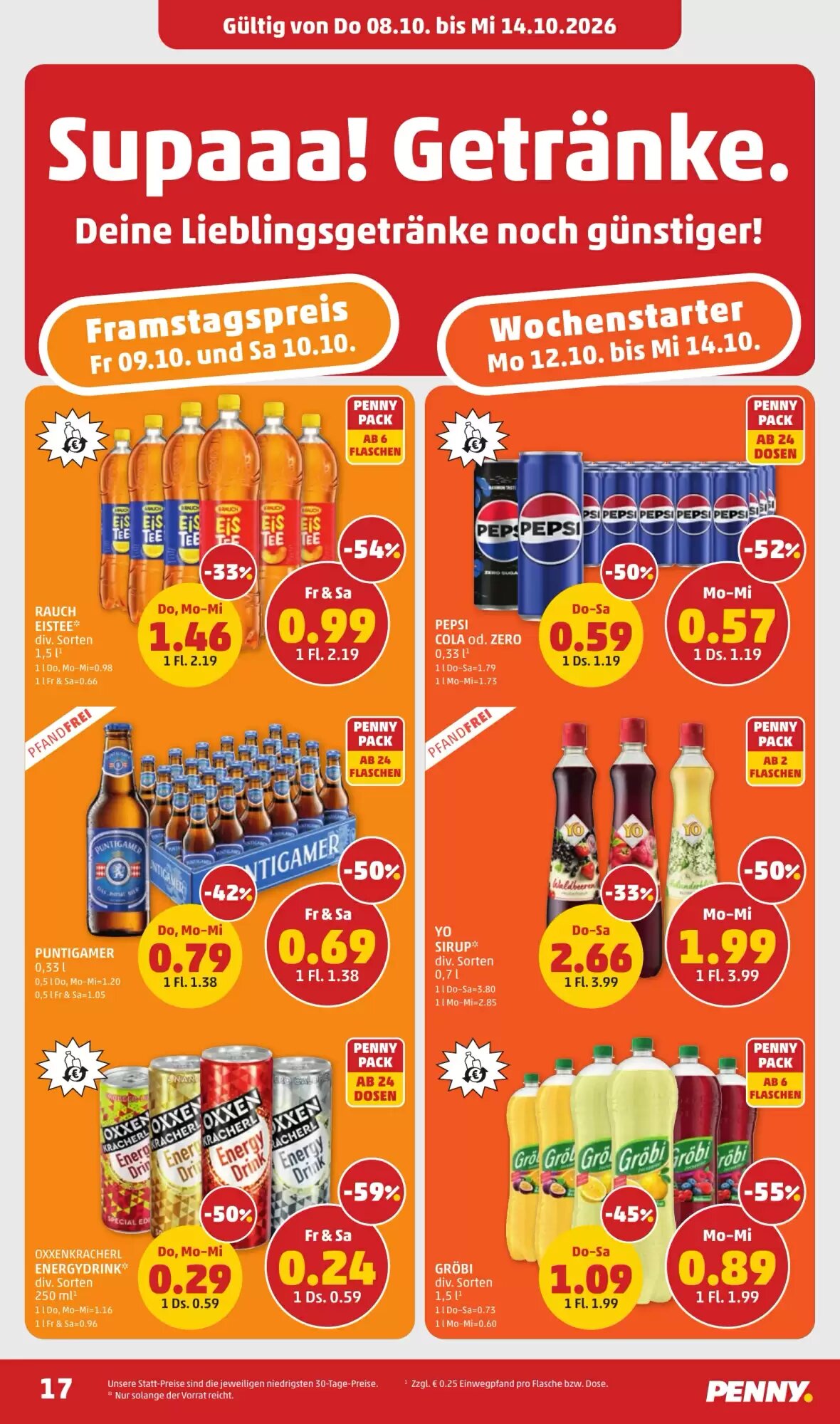 PENNY Flugblatt (ab 08.10.2026) - Angebote und Prospekt - Seite 17