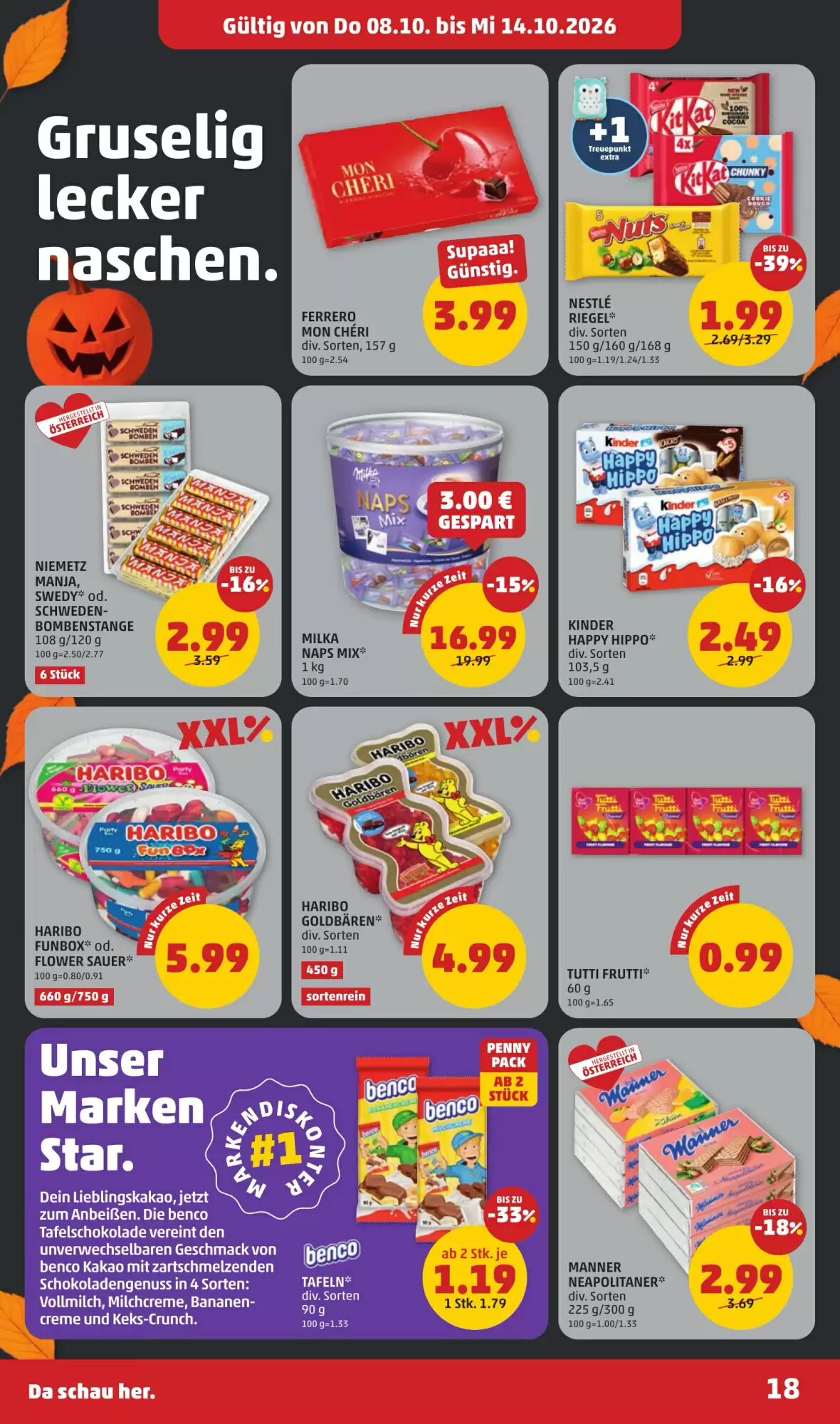 PENNY Flugblatt (ab 08.10.2026) - Angebote und Prospekt - Seite 18