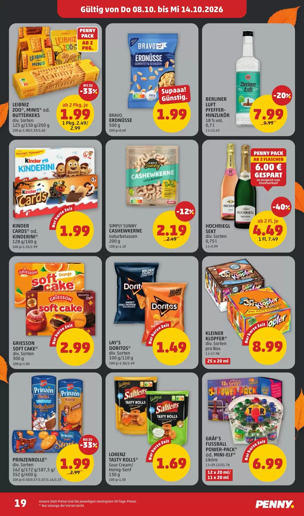 PENNY Flugblatt (ab 08.10.2026) - Angebote und Prospekt - Seite 19