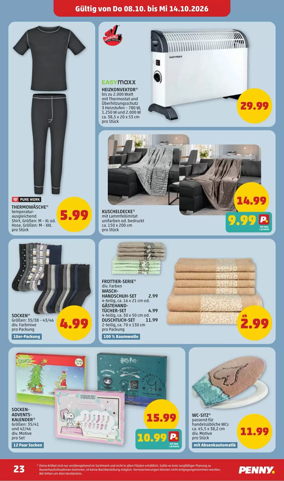 PENNY Flugblatt (ab 08.10.2026) - Angebote und Prospekt - Seite 23