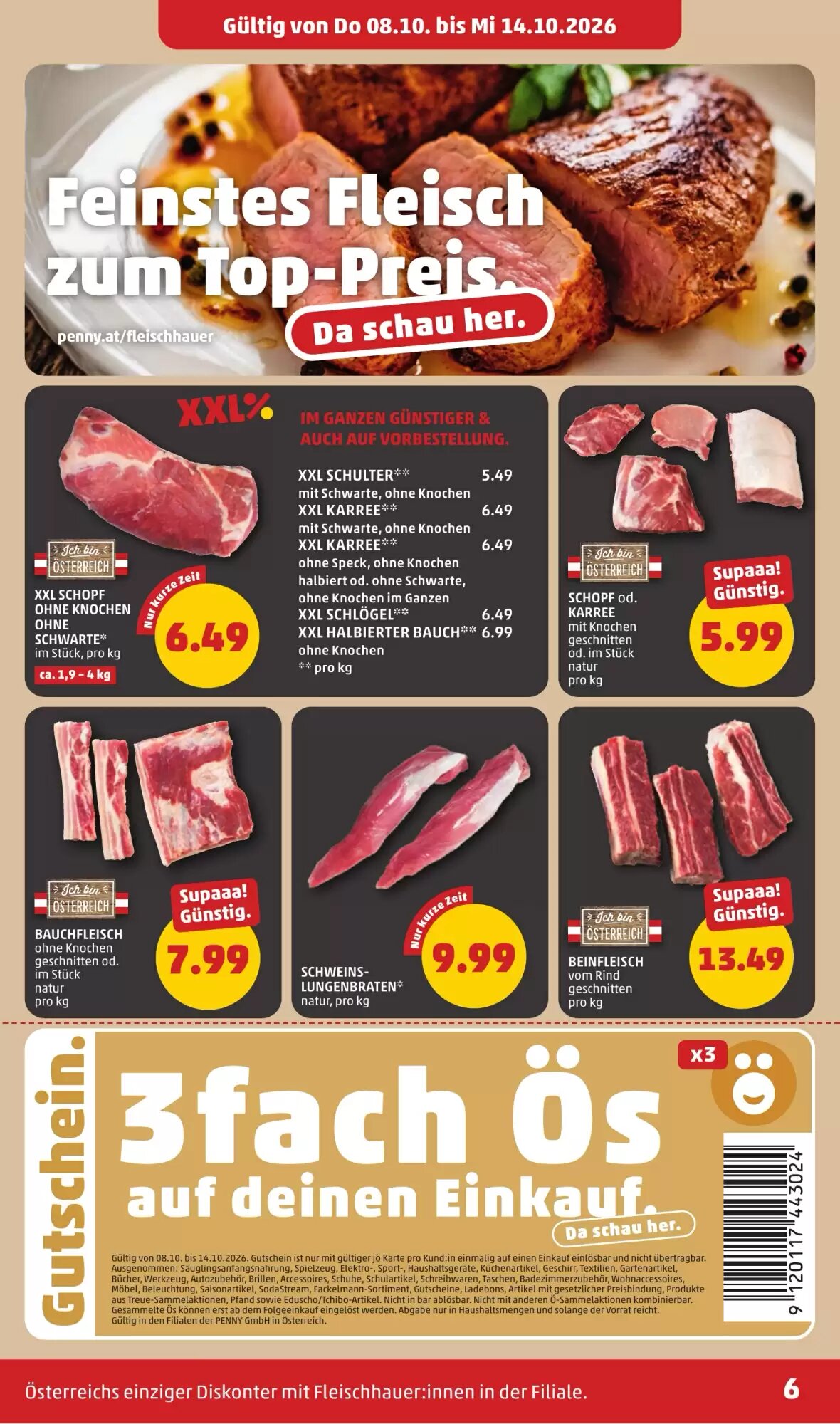 PENNY Flugblatt (ab 08.10.2026) - Angebote und Prospekt - Seite 6