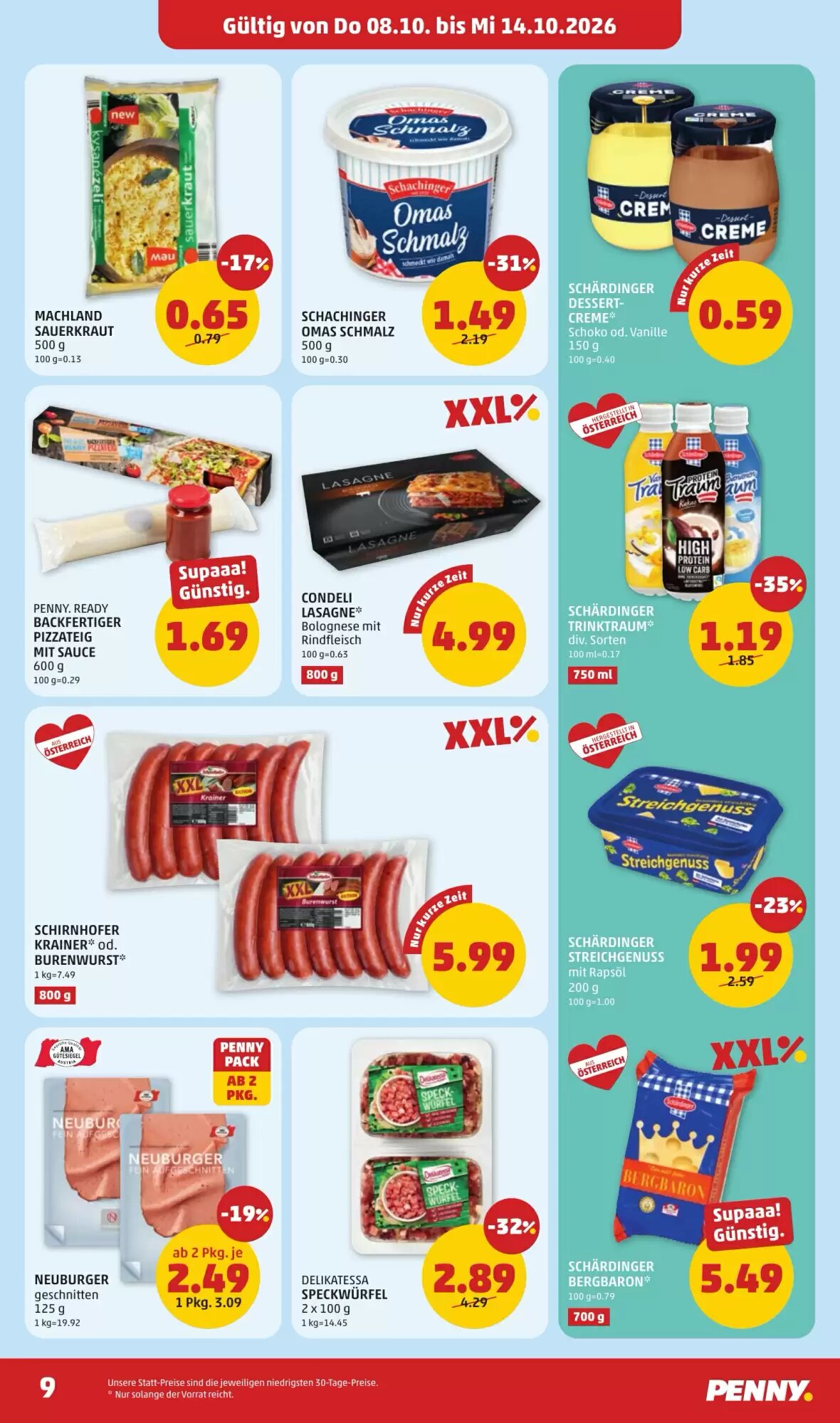 PENNY Flugblatt (ab 08.10.2026) - Angebote und Prospekt - Seite 9