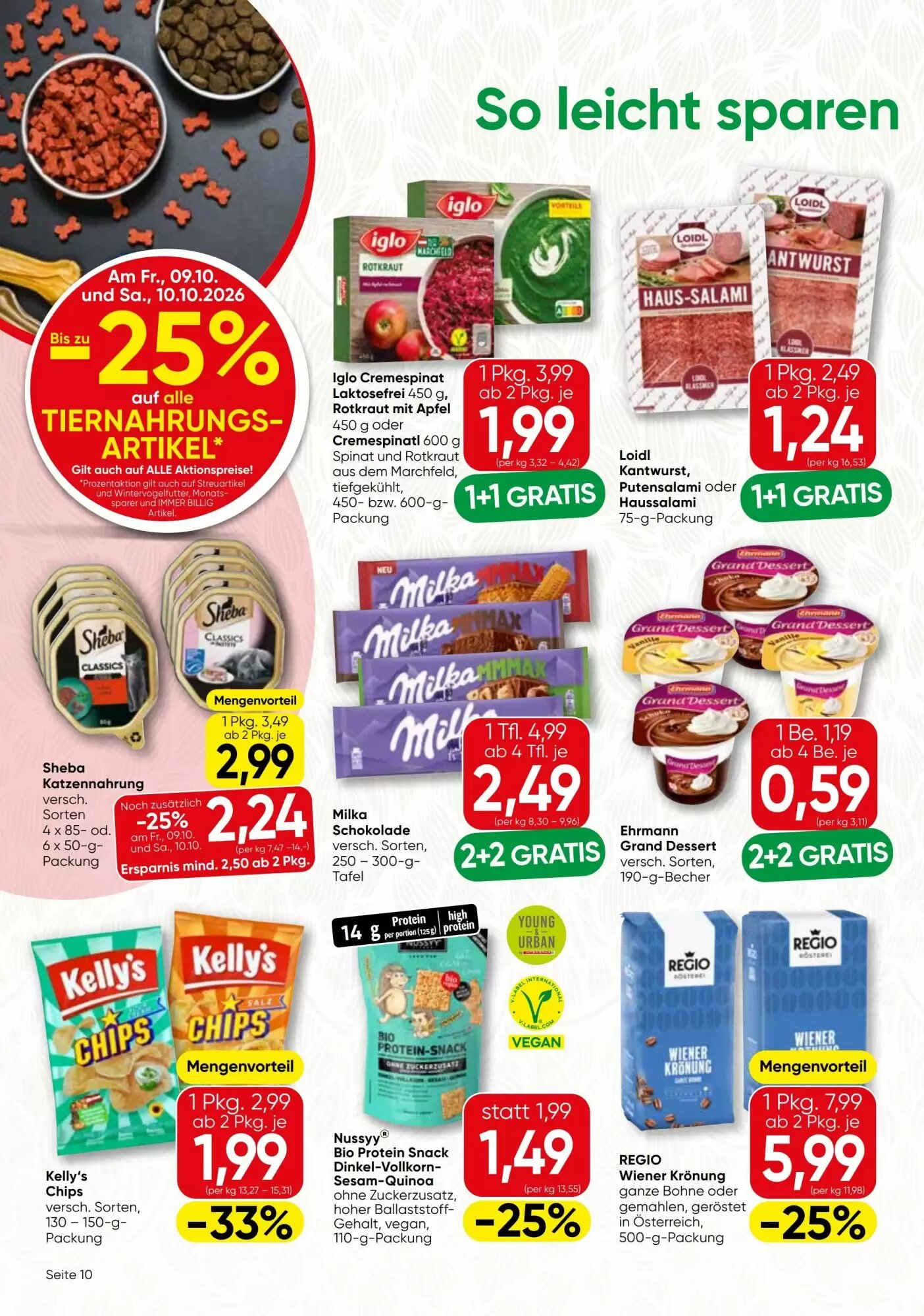 SPAR Gourmet Flugblatt (ab 08.10.2026) - Angebote und Prospekt - Seite 10