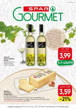 SPAR Gourmet Flugblatt (ab 08.10.2026) - Angebote und Prospekt