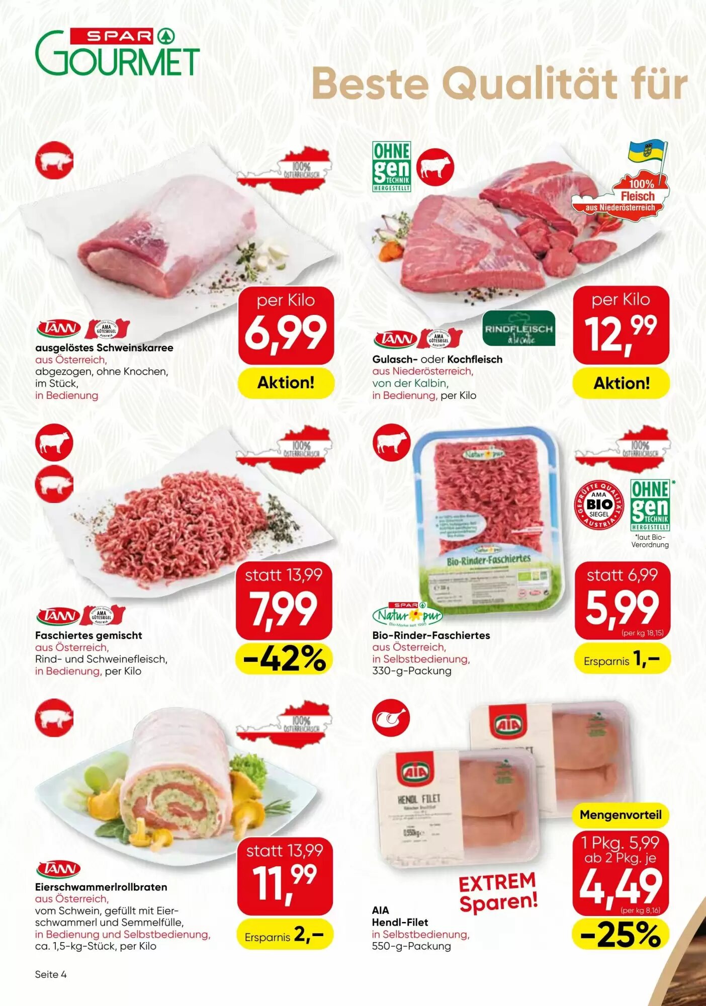 SPAR Gourmet Flugblatt (ab 08.10.2026) - Angebote und Prospekt - Seite 4