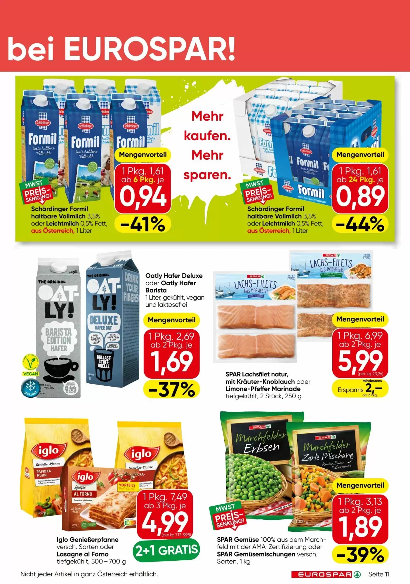 Eurospar Flugblatt (ab 08.10.2026) - Angebote und Prospekt - Seite 11