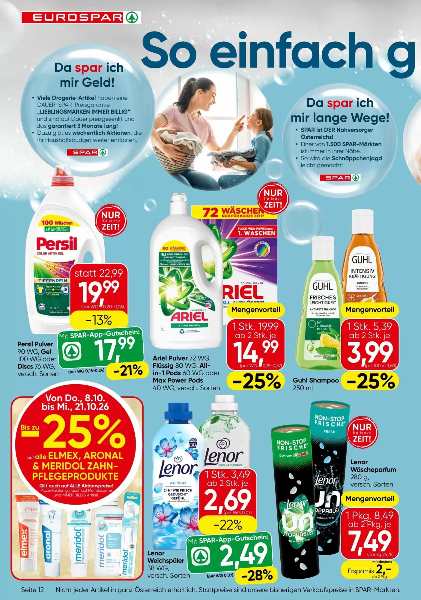 Eurospar Flugblatt (ab 08.10.2026) - Angebote und Prospekt - Seite 12