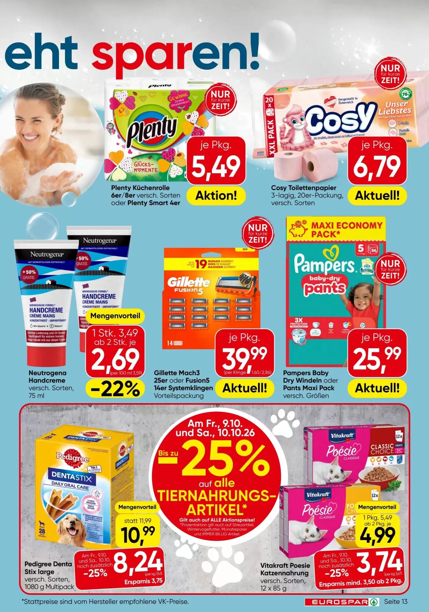 Eurospar Flugblatt (ab 08.10.2026) - Angebote und Prospekt - Seite 13