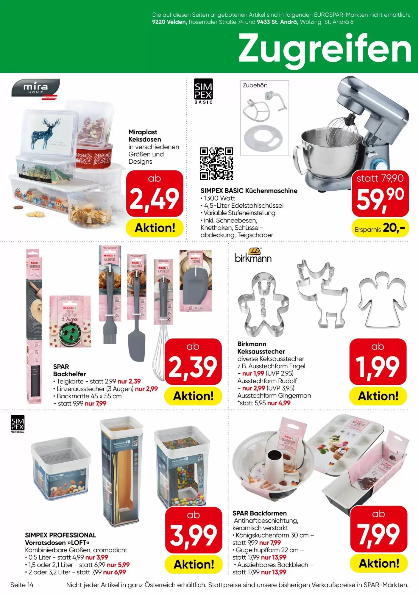 Eurospar Flugblatt (ab 08.10.2026) - Angebote und Prospekt - Seite 14