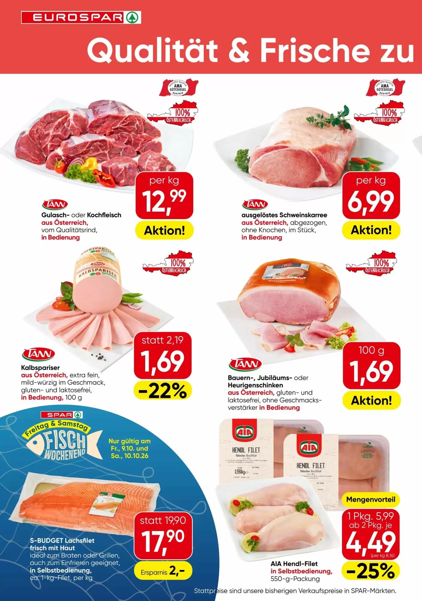 Eurospar Flugblatt (ab 08.10.2026) - Angebote und Prospekt - Seite 4