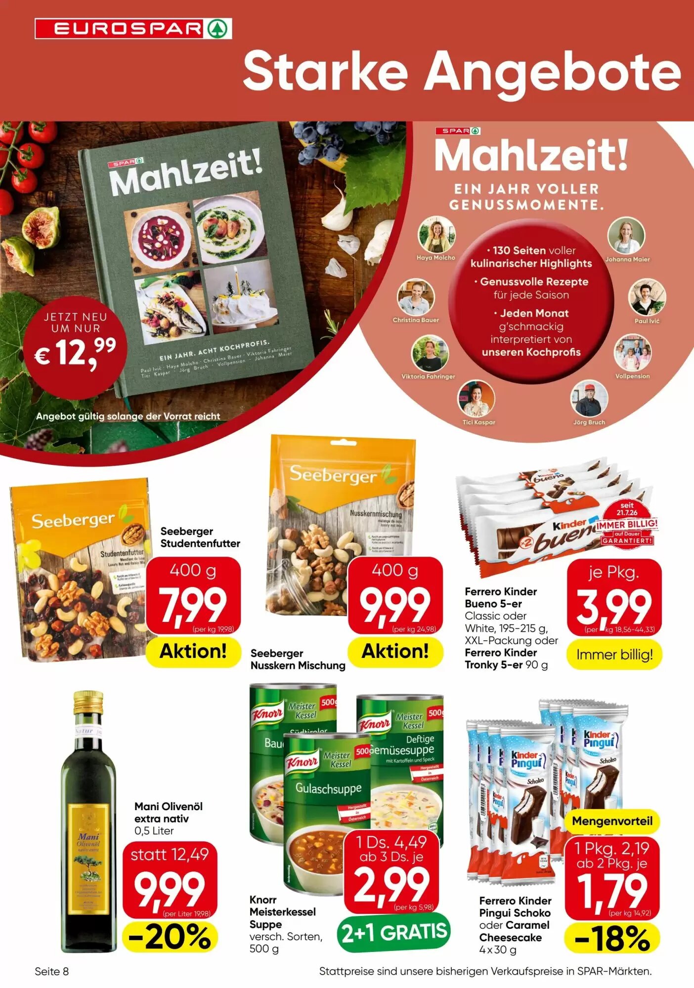Eurospar Flugblatt (ab 08.10.2026) - Angebote und Prospekt - Seite 8