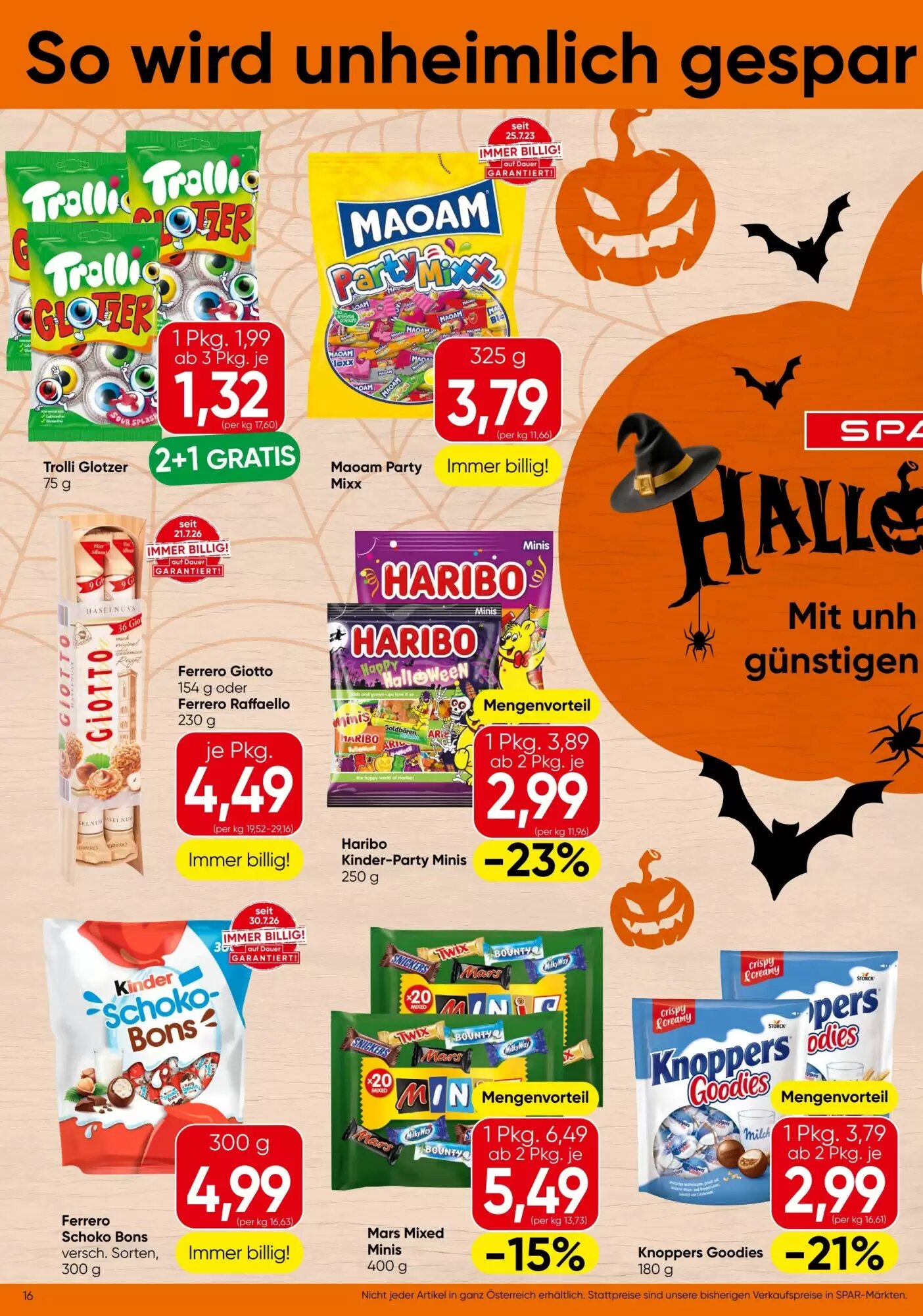 Spar Flugblatt (ab 08.10.2026) - Angebote und Prospekt - Seite 16