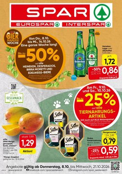 Spar Flugblatt (ab 08.10.2026) - Angebote und Prospekt
