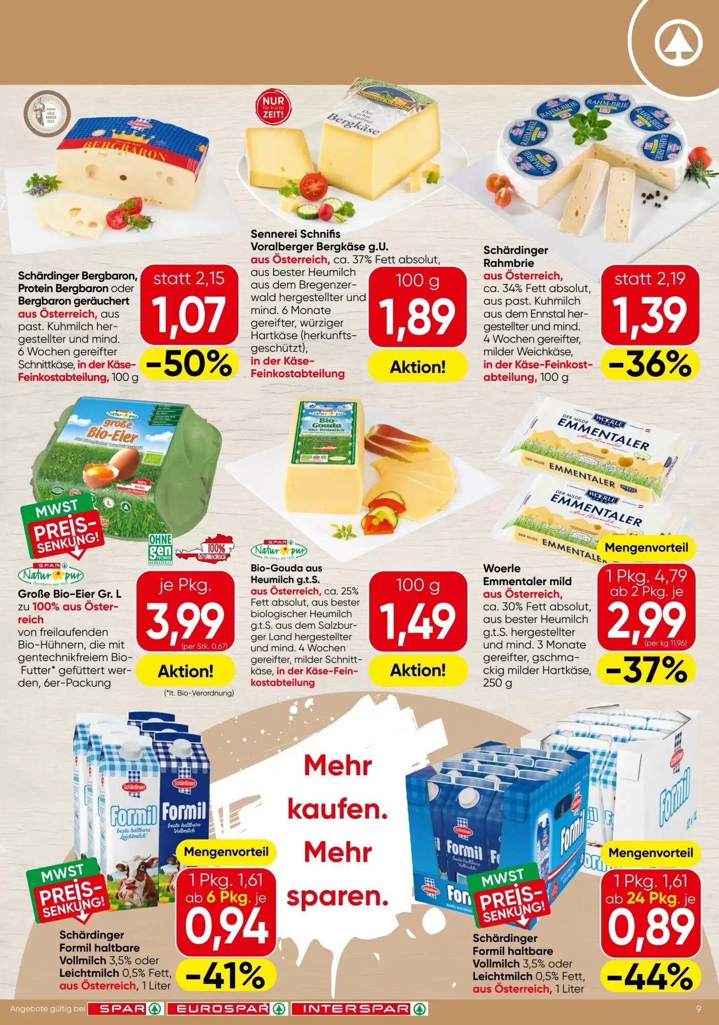 Spar Flugblatt (ab 08.10.2026) - Angebote und Prospekt - Seite 9