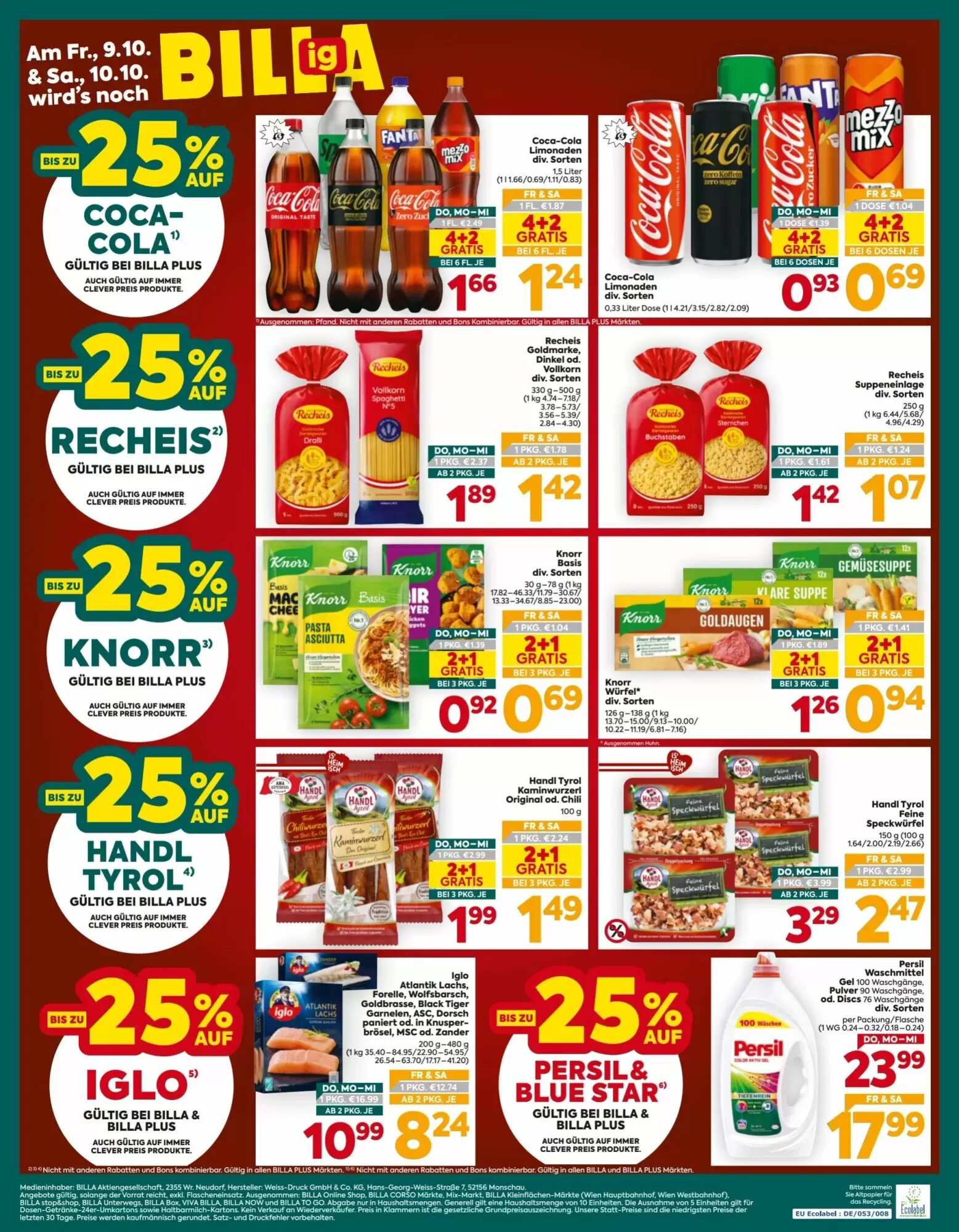 Billa Flugblatt (ab 08.10.2026) - Angebote und Prospekt - Seite 16