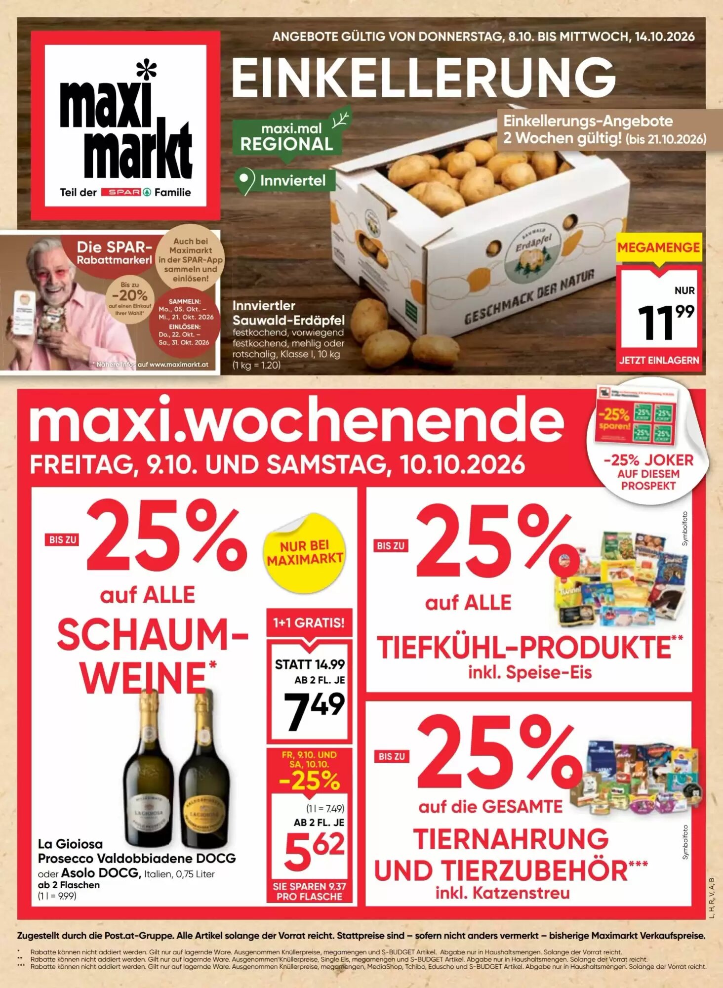 Maximarkt Flugblatt (ab 08.10.2026) - Angebote und Prospekt - Seite 1