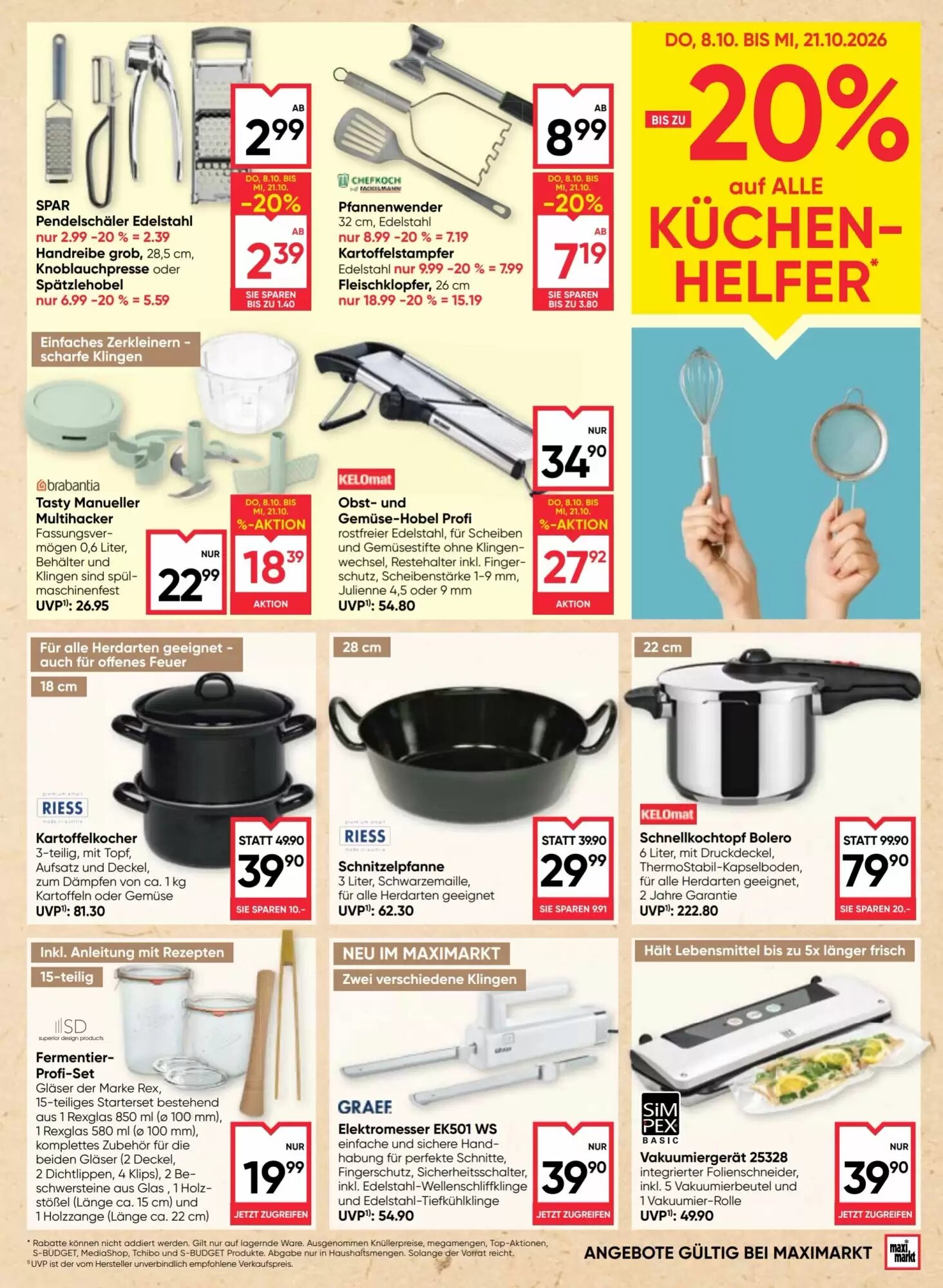 Maximarkt Flugblatt (ab 08.10.2026) - Angebote und Prospekt - Seite 5