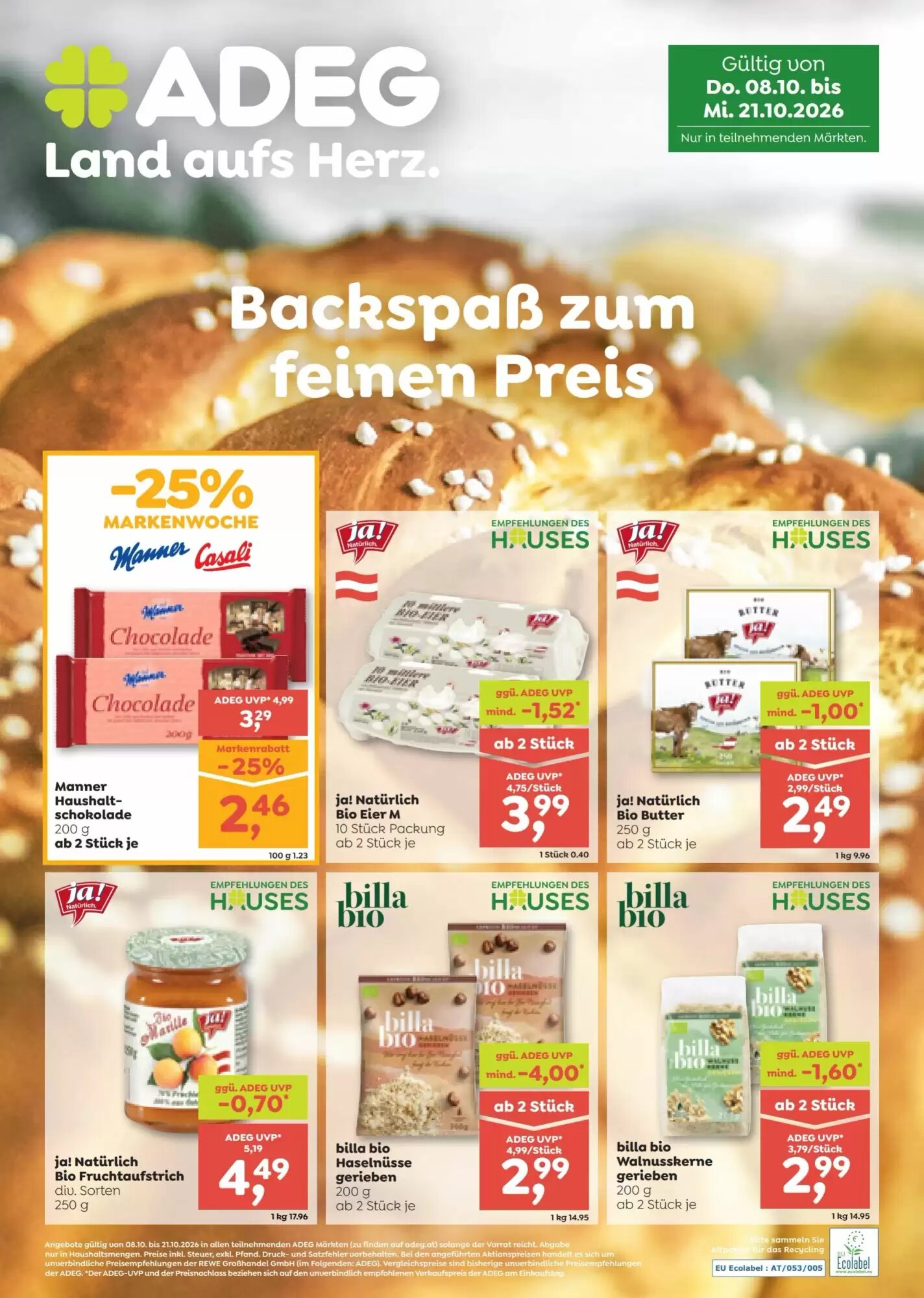 ADEG Flugblatt (ab 08.10.2026) - Angebote und Prospekt - Seite 1