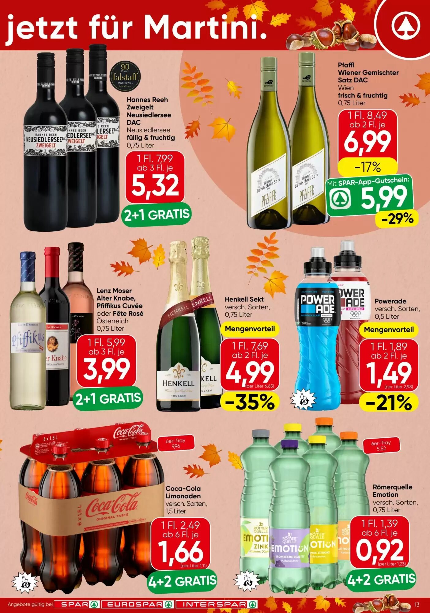 Eurospar Flugblatt (ab 08.10.2026) - Angebote und Prospekt - Seite 13