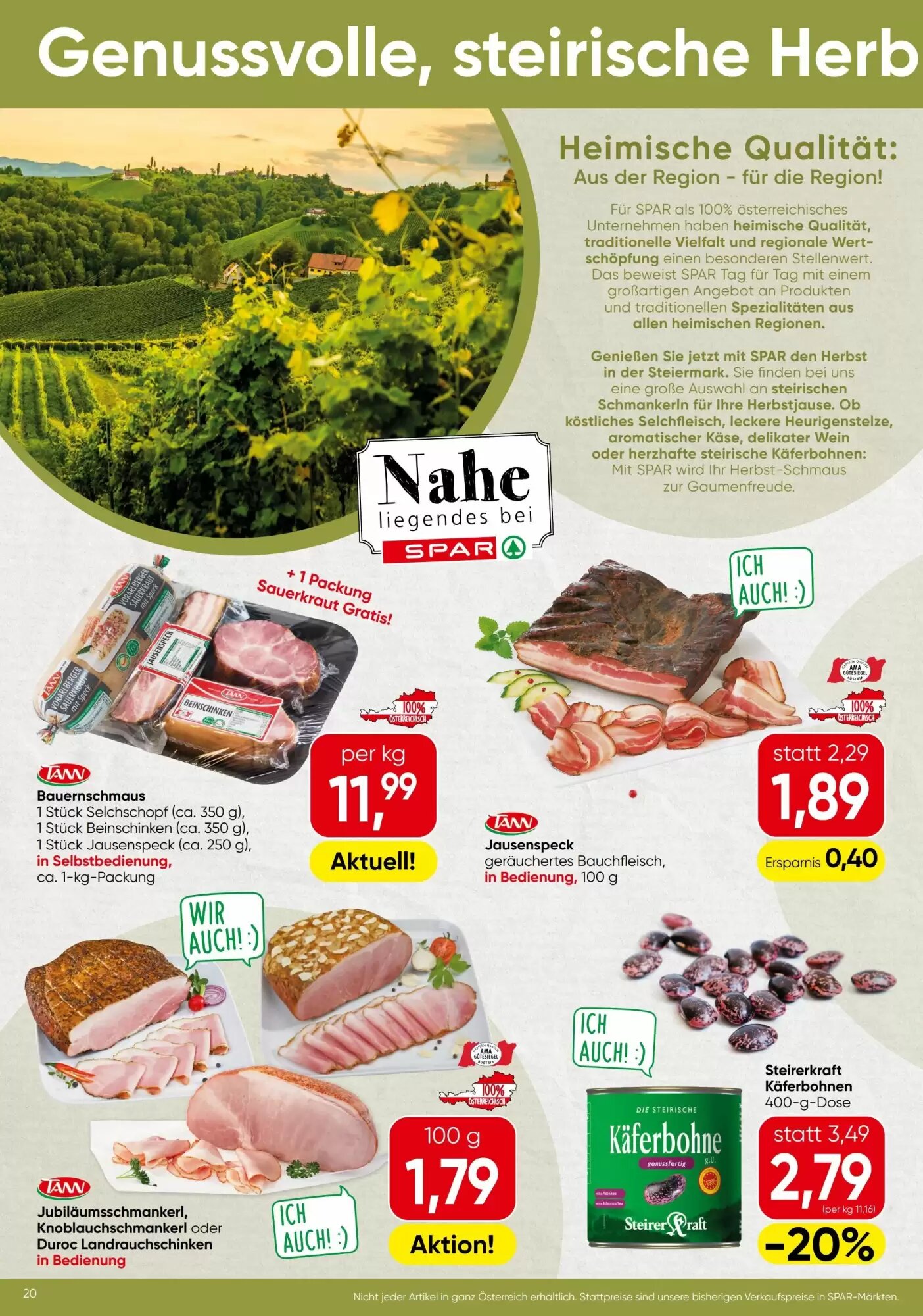 Eurospar Flugblatt (ab 08.10.2026) - Angebote und Prospekt - Seite 20