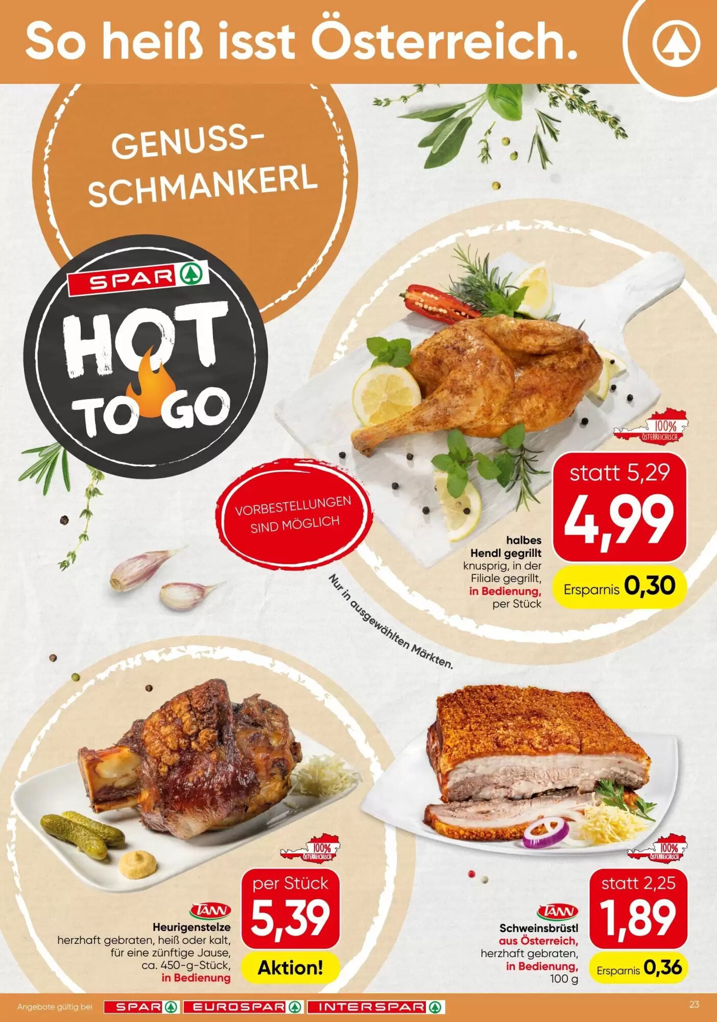 Eurospar Flugblatt (ab 08.10.2026) - Angebote und Prospekt - Seite 23