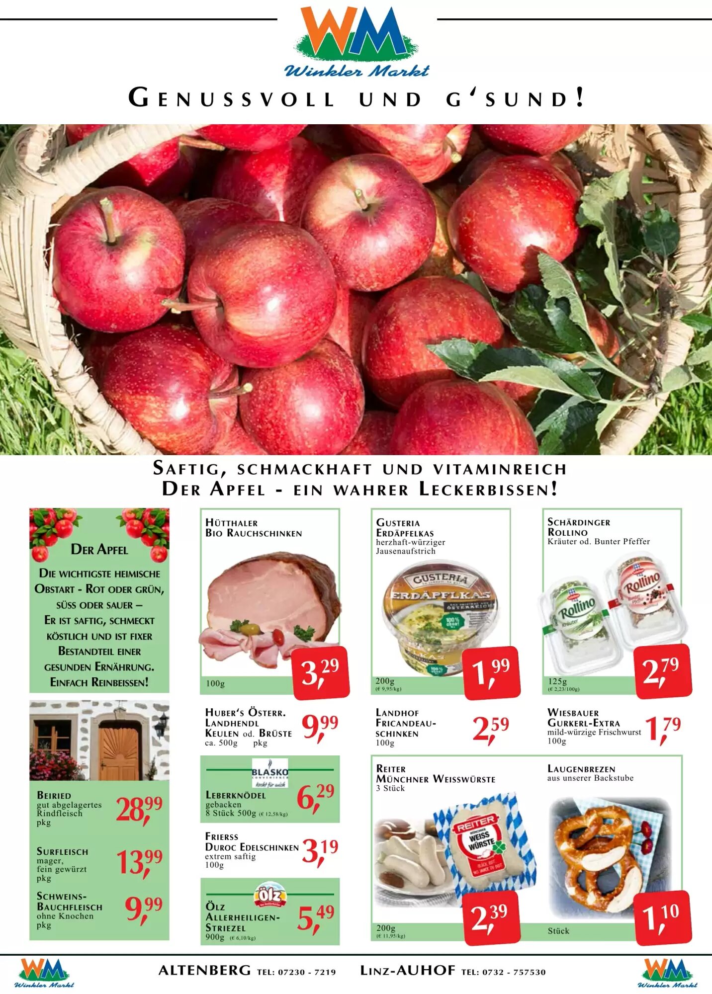 Winkler Markt Flugblatt (ab 08.10.2026) - Angebote und Prospekt - Seite 1