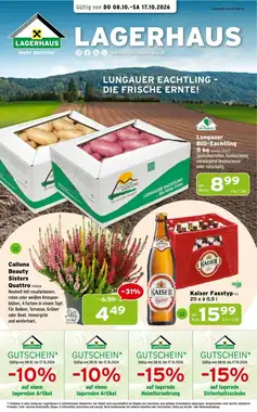 Salzburger Lagerhaus Flugblatt (ab 08.10.2026) - Angebote und Prospekt