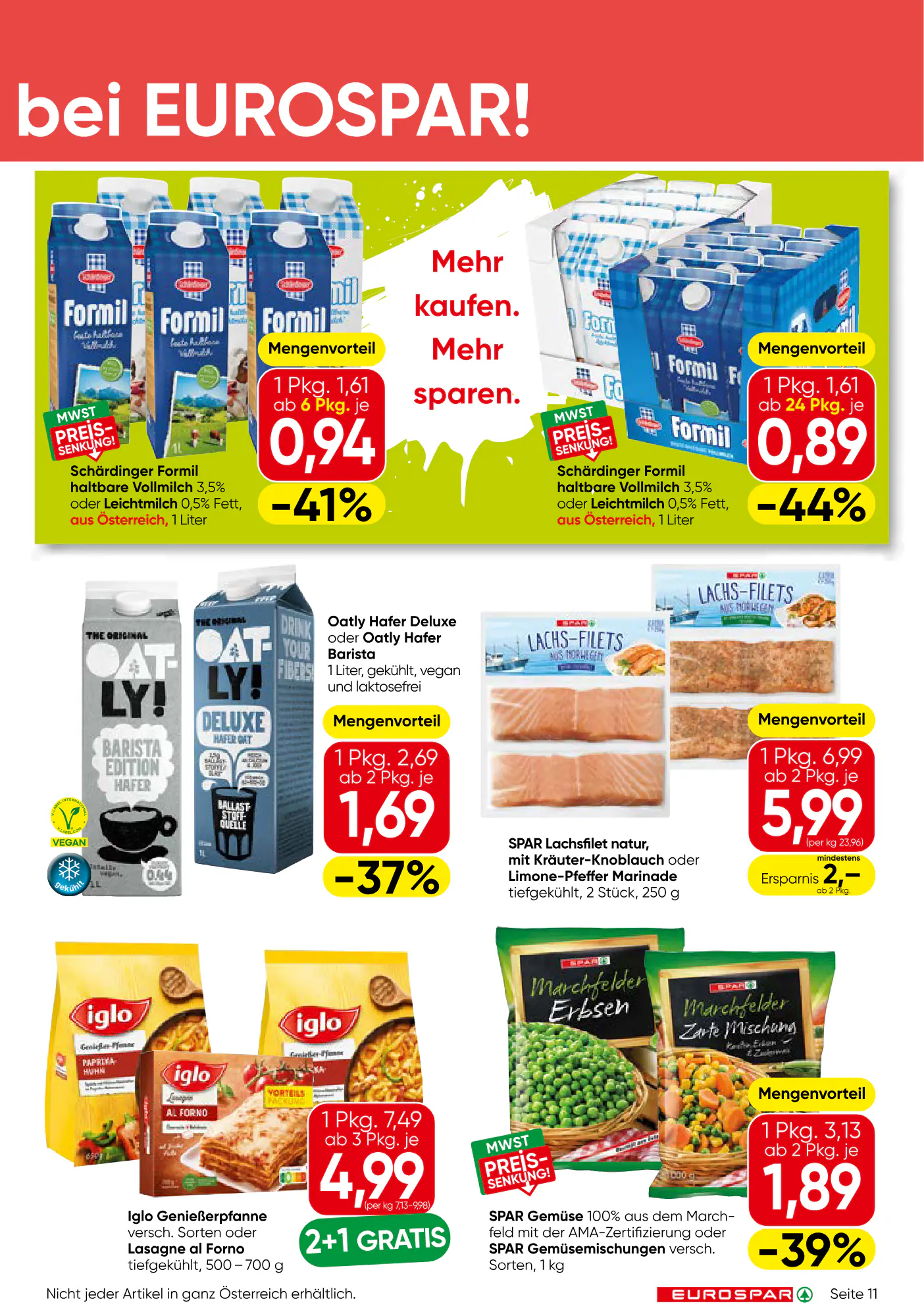 Eurospar Flugblatt (ab 08.10.2026) - Angebote und Prospekt - Seite 11