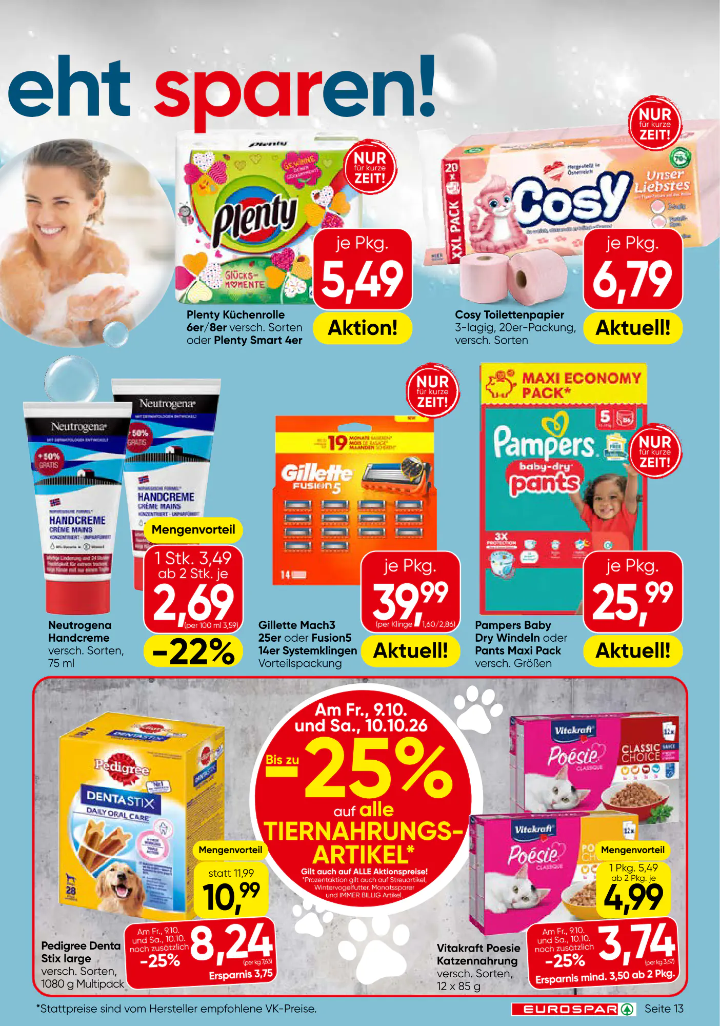 Eurospar Flugblatt (ab 08.10.2026) - Angebote und Prospekt - Seite 13