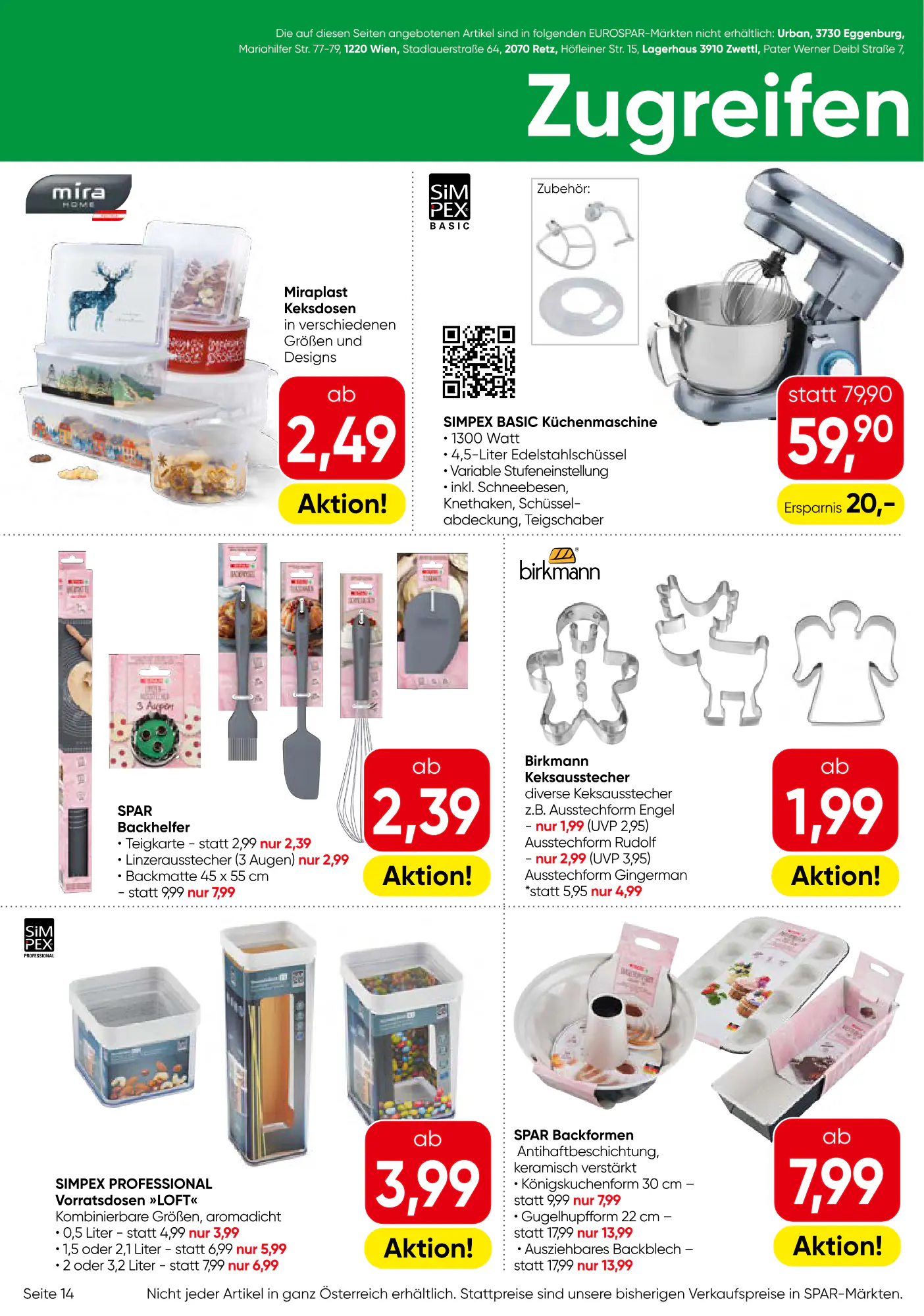 Eurospar Flugblatt (ab 08.10.2026) - Angebote und Prospekt - Seite 14