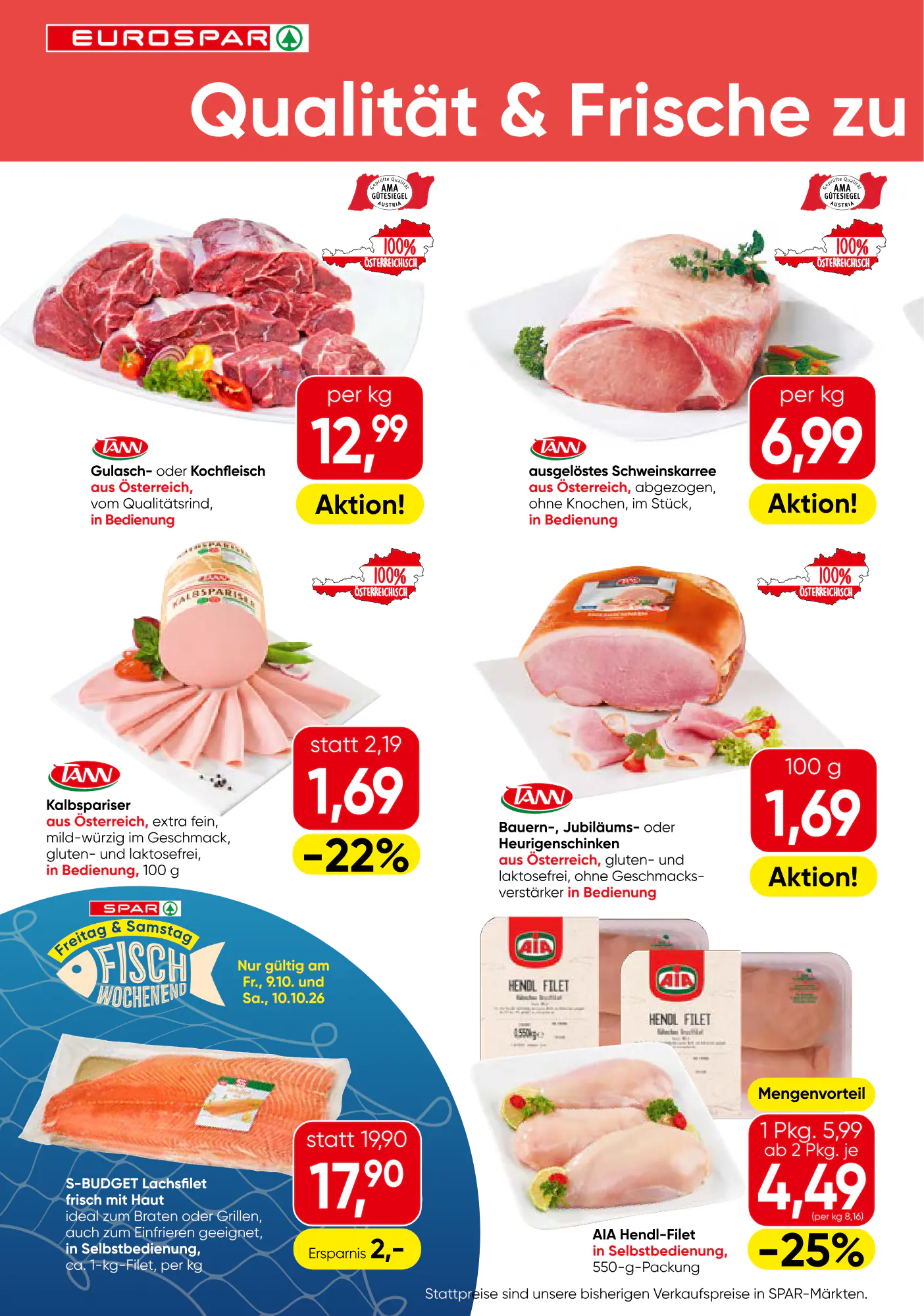 Eurospar Flugblatt (ab 08.10.2026) - Angebote und Prospekt - Seite 4