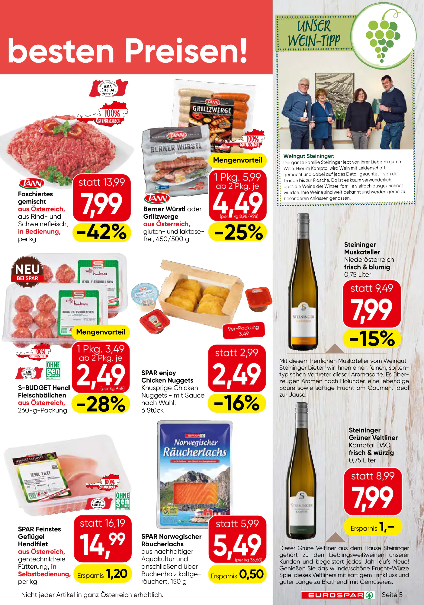 Eurospar Flugblatt (ab 08.10.2026) - Angebote und Prospekt - Seite 5