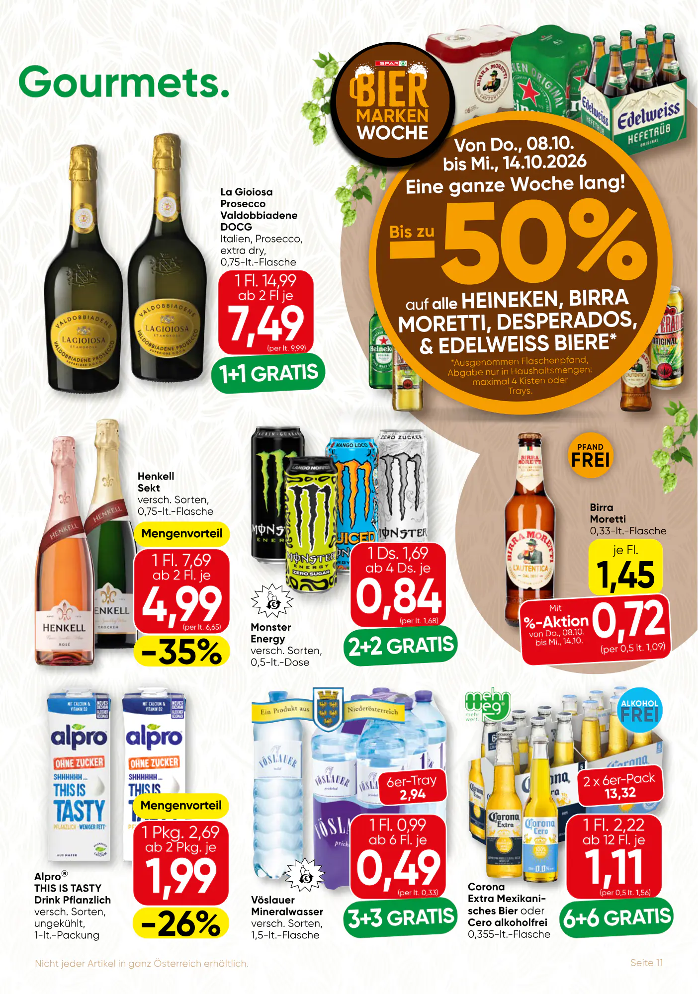 SPAR Gourmet Flugblatt (ab 08.10.2026) - Angebote und Prospekt - Seite 11