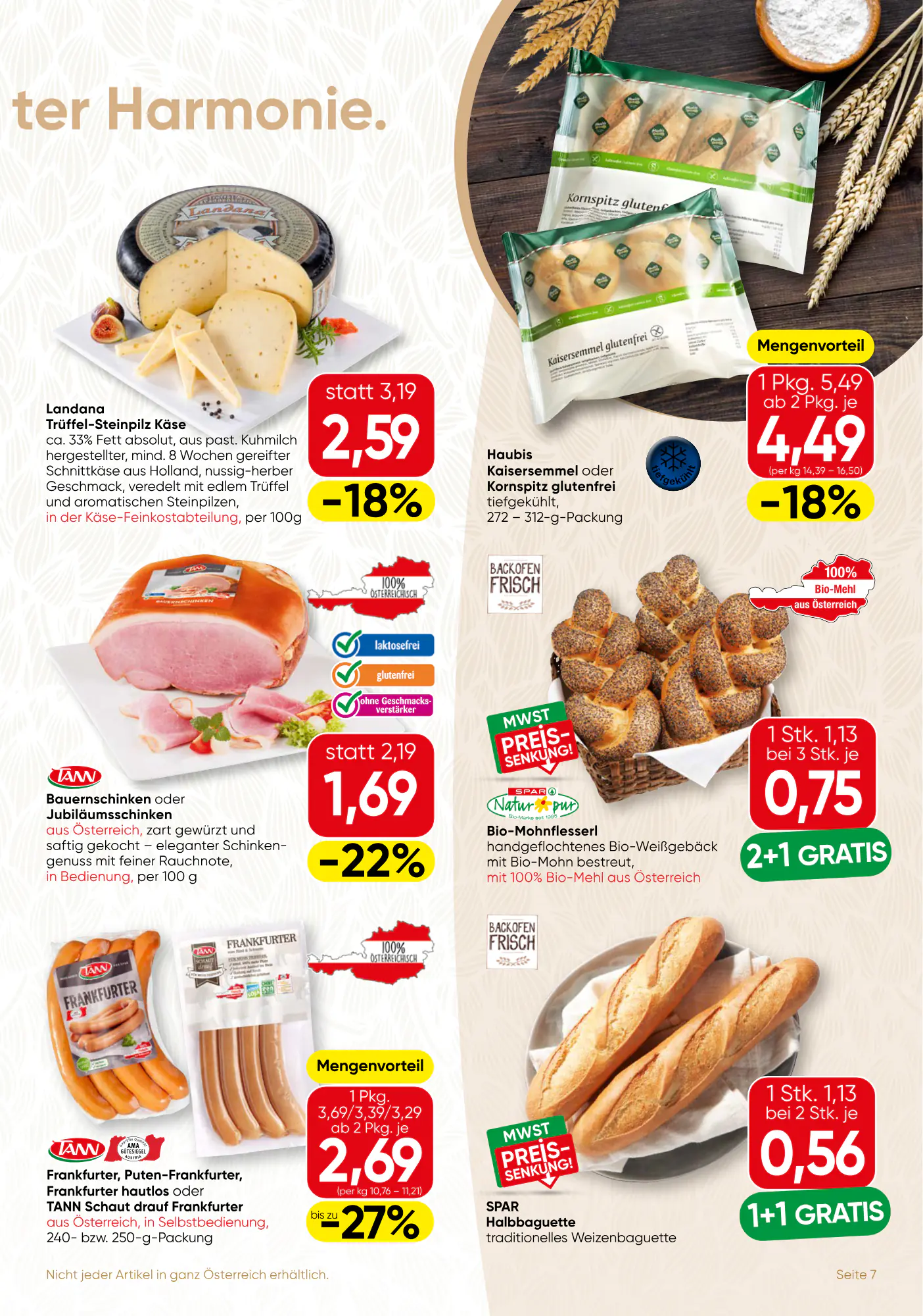 SPAR Gourmet Flugblatt (ab 08.10.2026) - Angebote und Prospekt - Seite 7