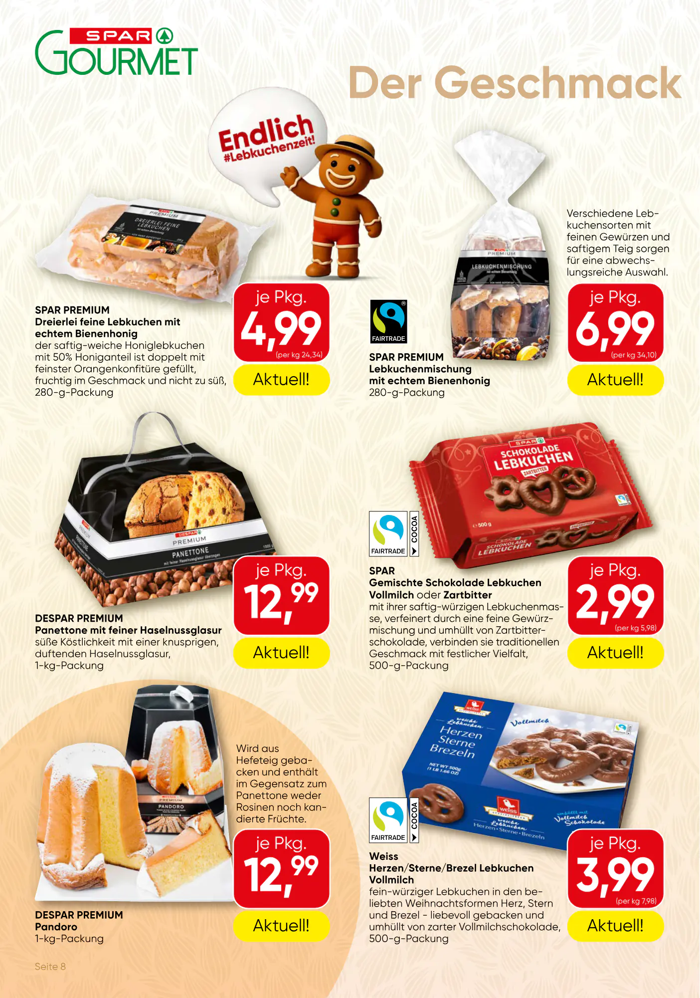 SPAR Gourmet Flugblatt (ab 08.10.2026) - Angebote und Prospekt - Seite 8